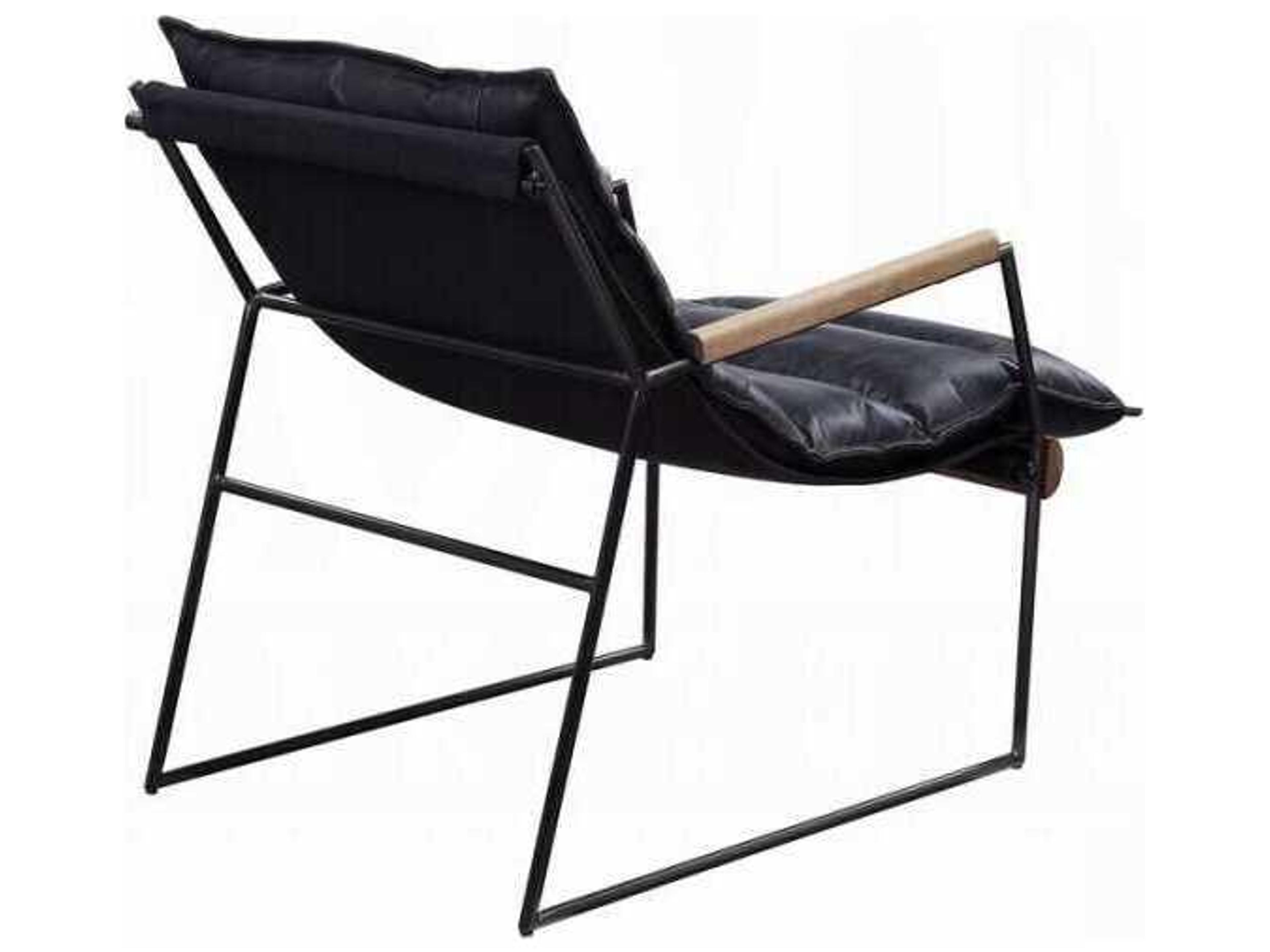 Acme Furniture Brown Leather Accent Chair