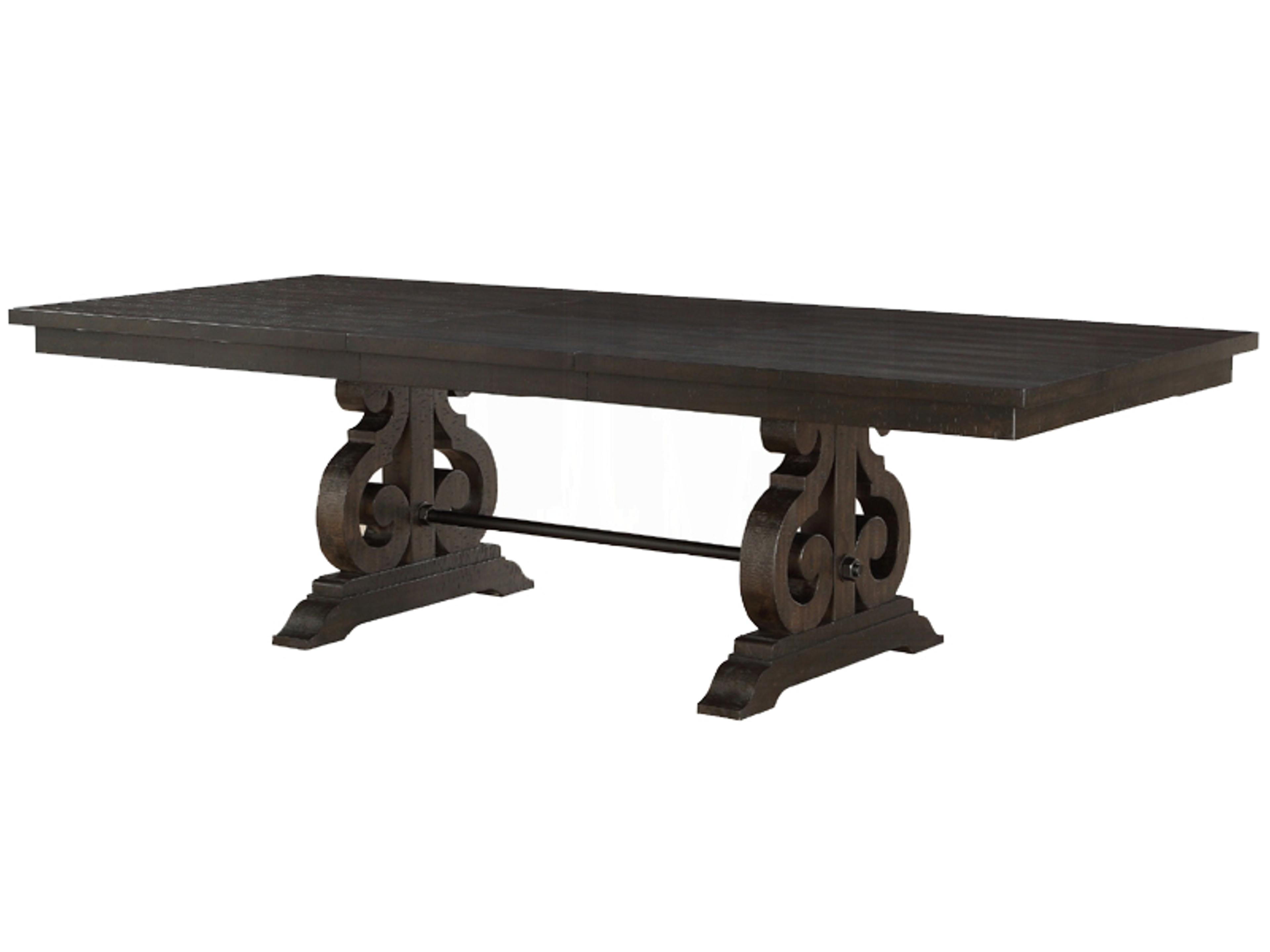Acme Furniture Maisha Rectangular Wood Rustic Walnut Dining Table
