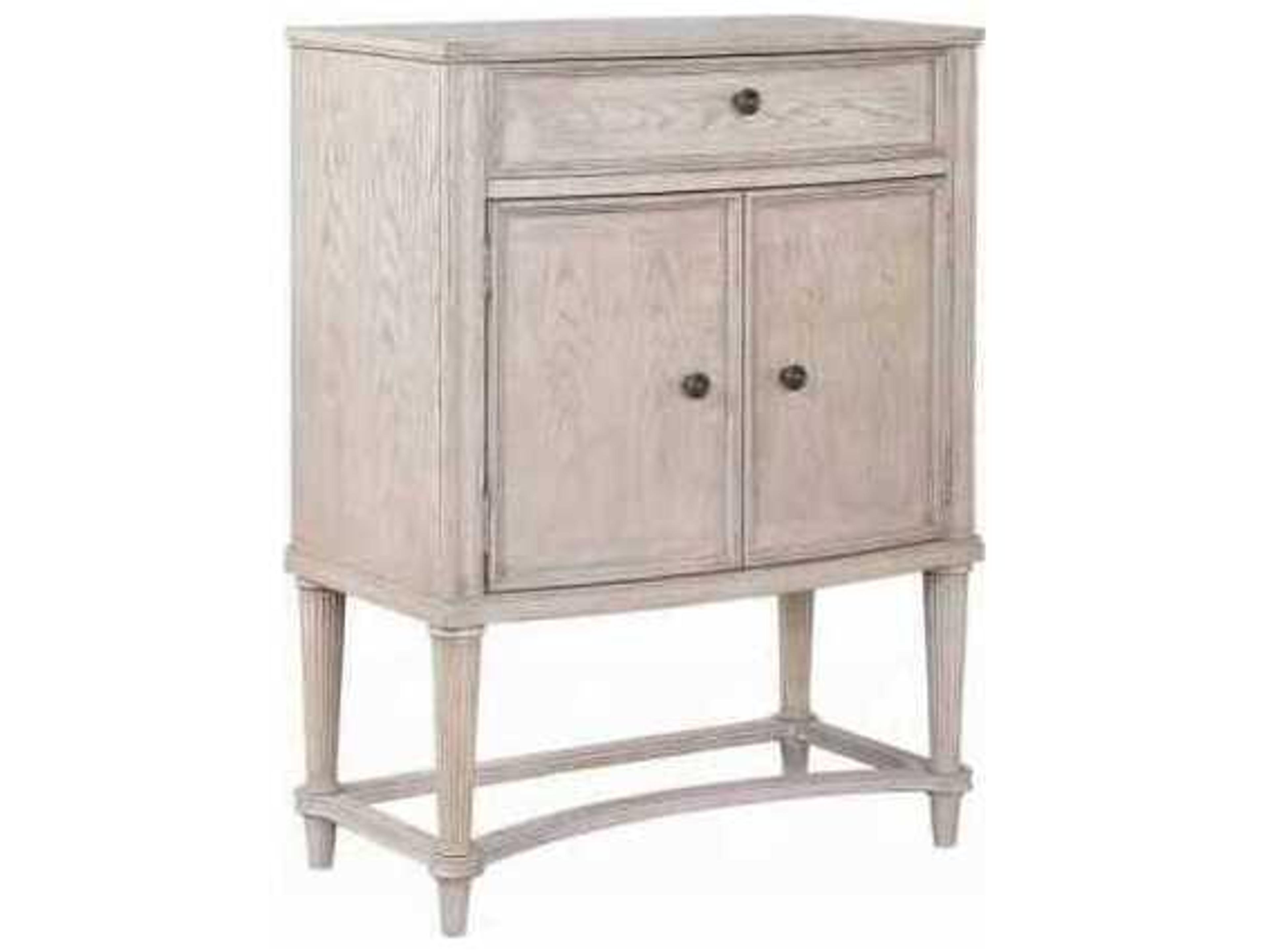 Wynsor Oak Wood Antique Champagne Bar Cabinet