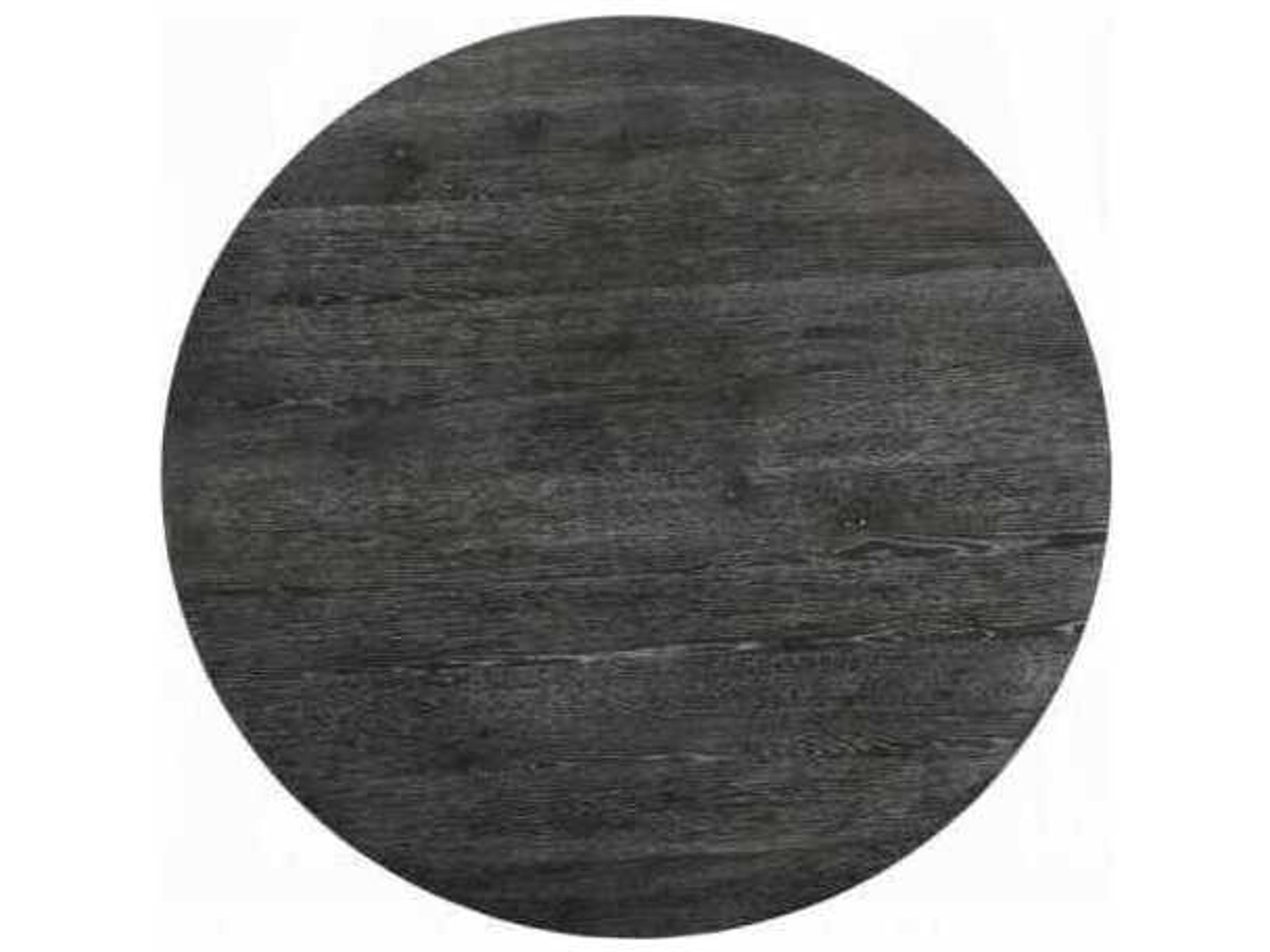 Acme Furniture Kendric Round Wood Rustic Gray Dining Table