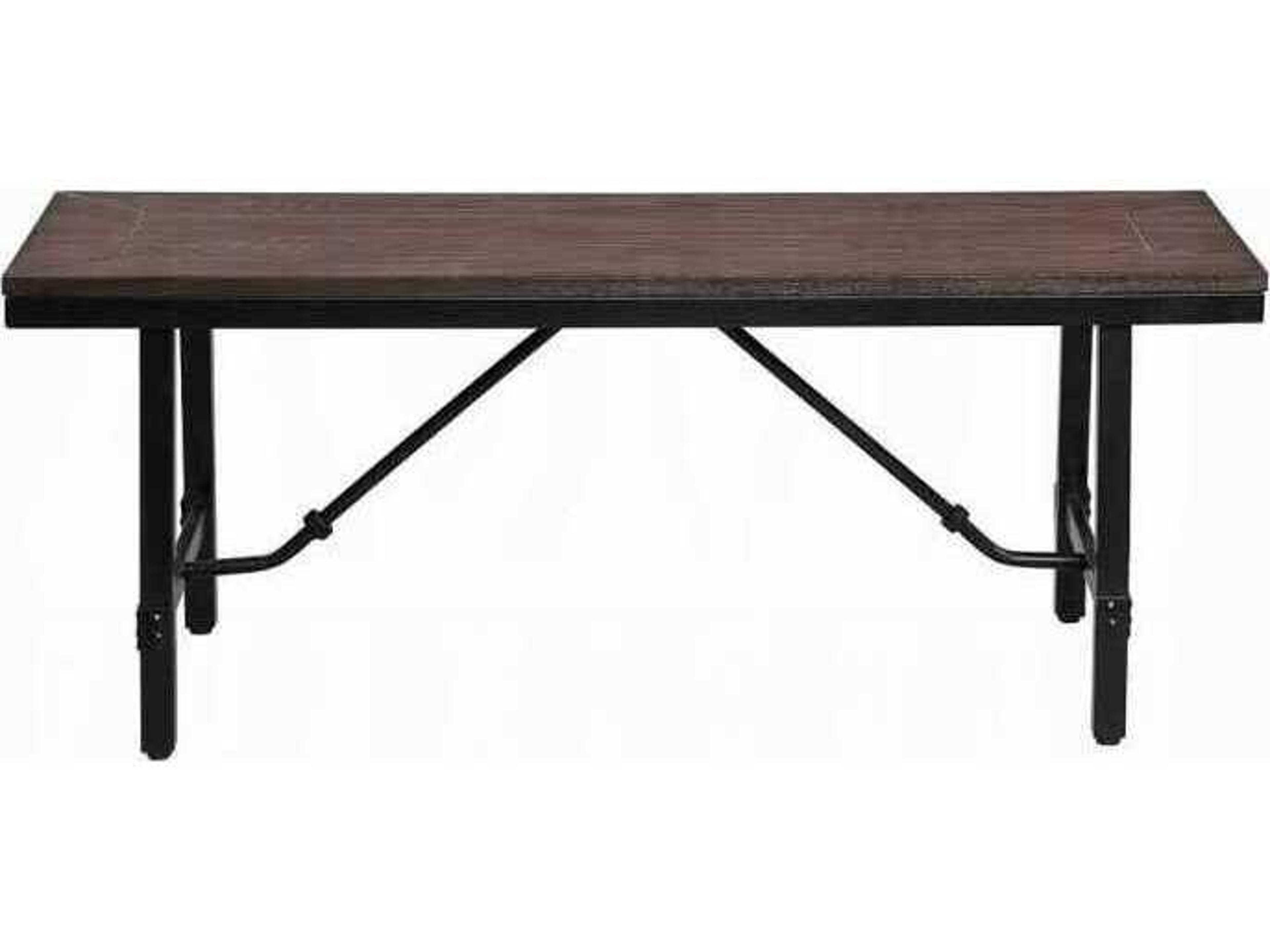 Acme Furniture Oak Black Accent Bench