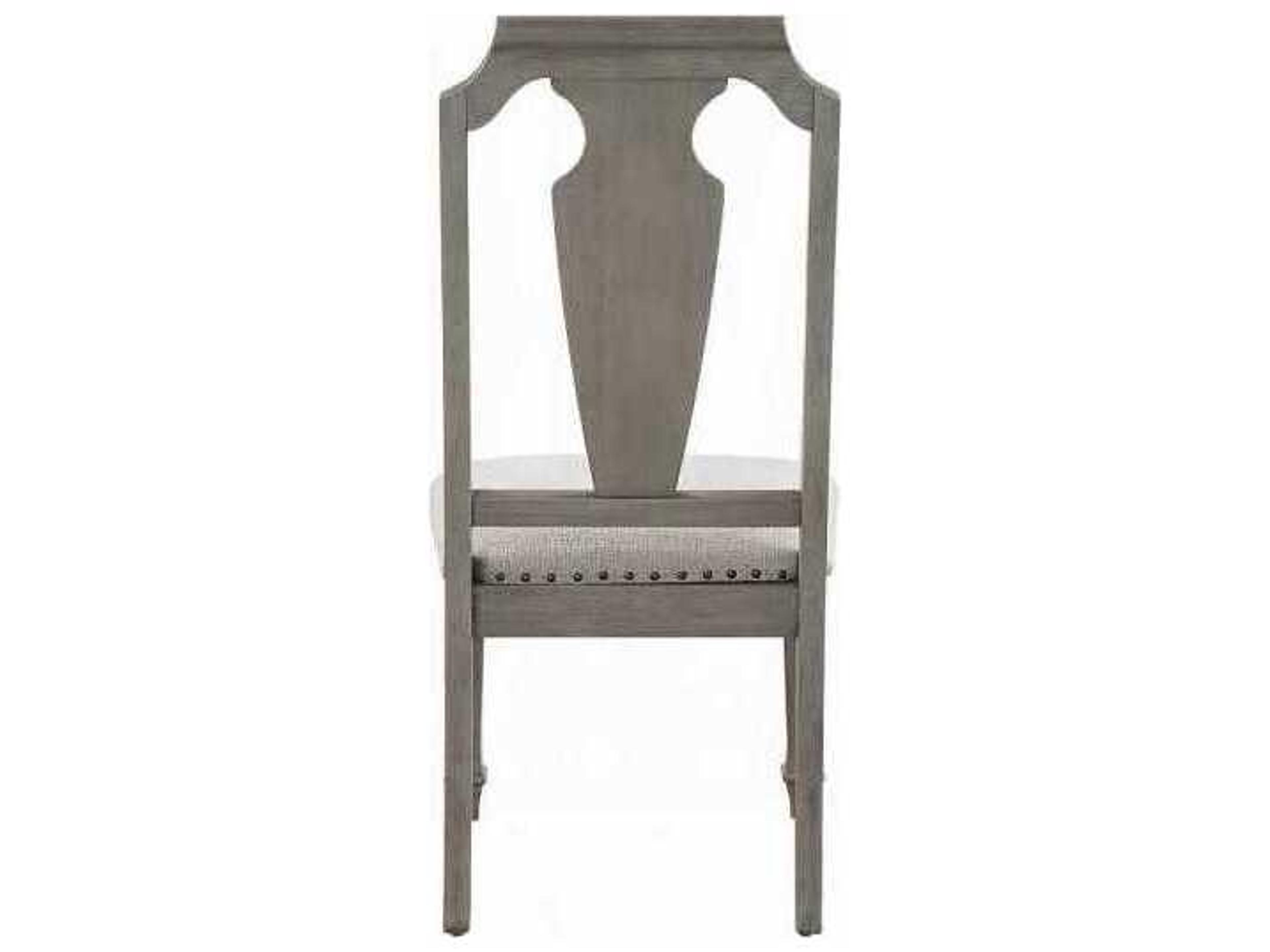 Acme Furniture Plywood Gray Upholstered Armless Dining Chair Set of 2