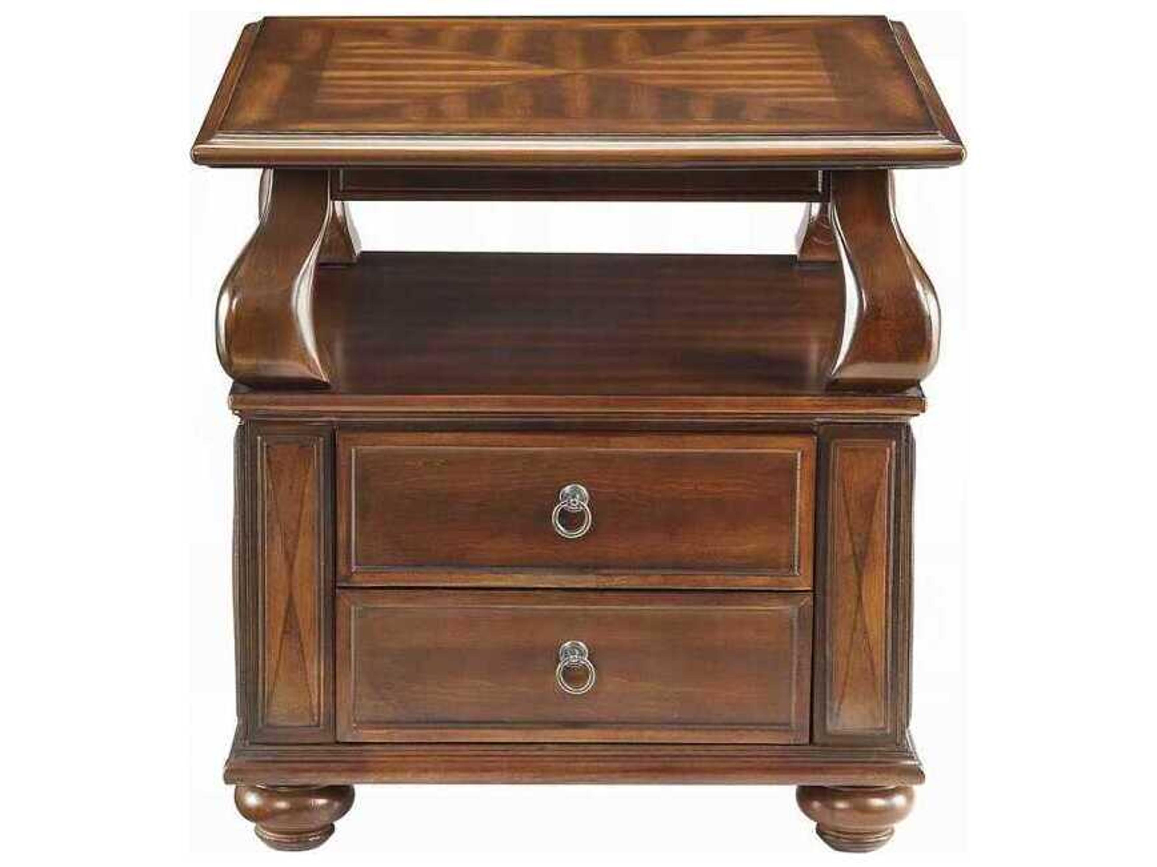 Acme Furniture Amado Square Wood Walnut End Table