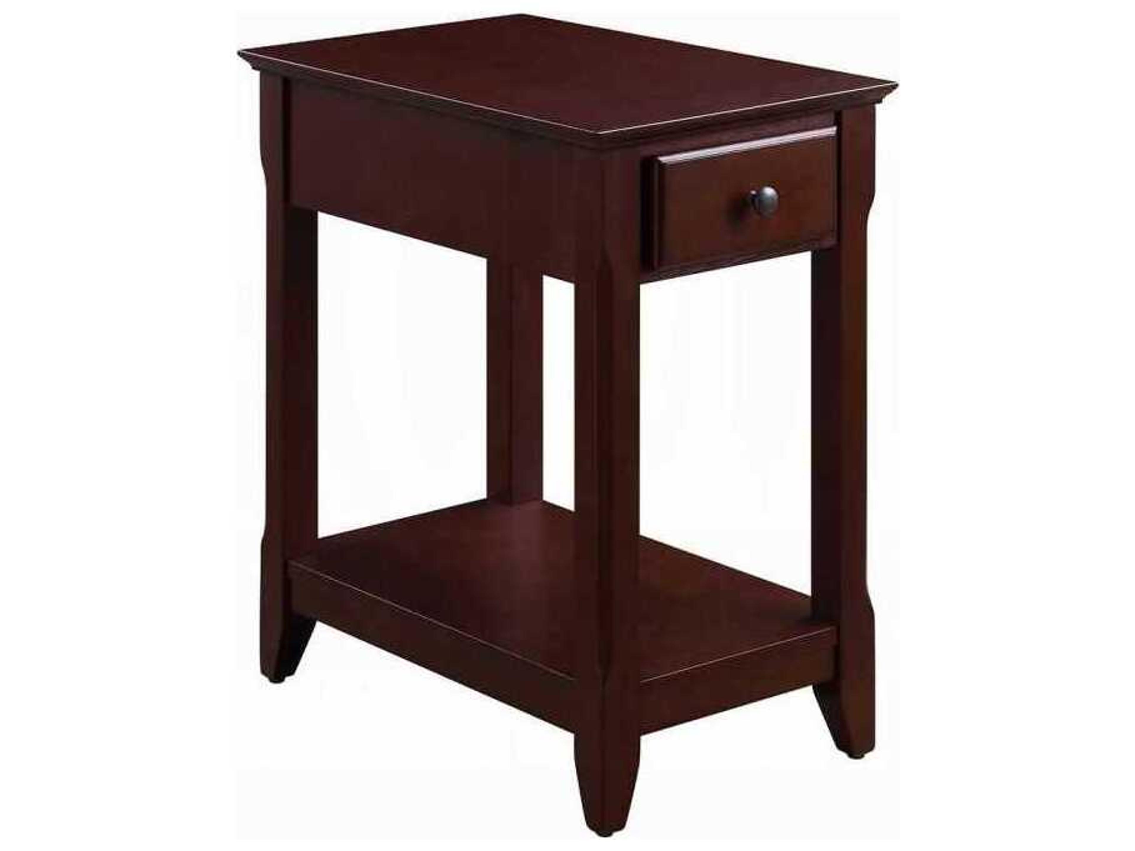 Acme Furniture Bertie Rectangular Wood Espresso End Table
