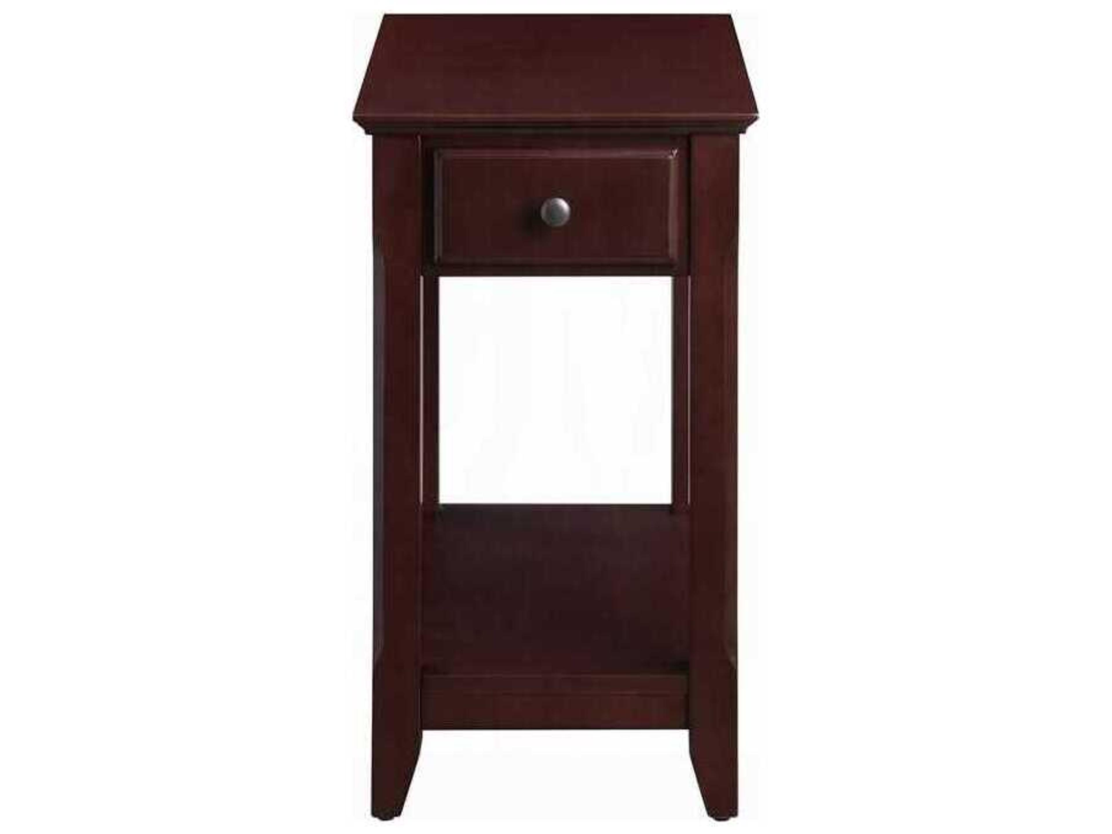 Acme Furniture Bertie Rectangular Wood Espresso End Table