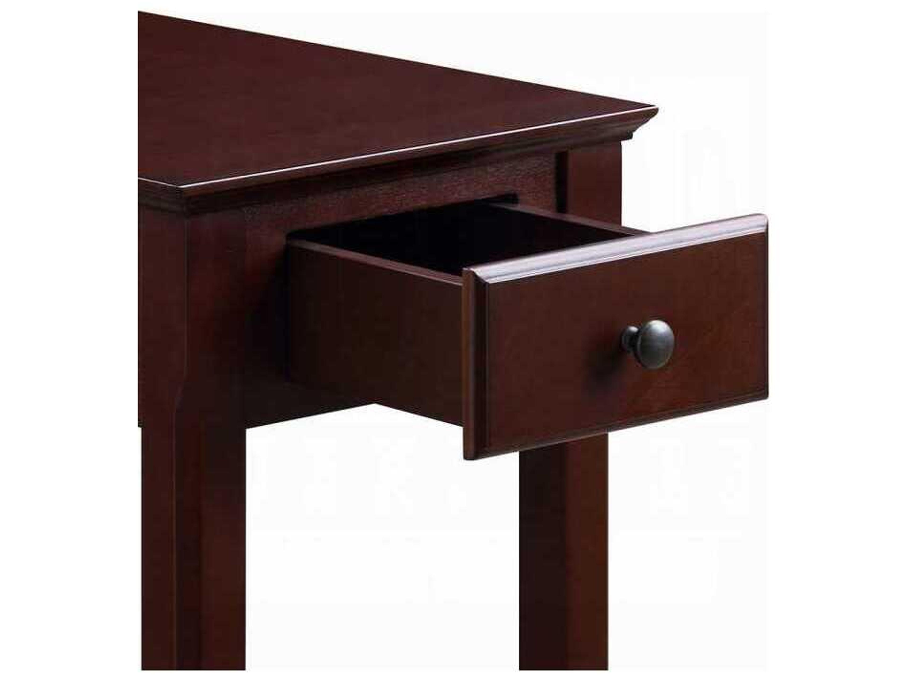 Acme Furniture Bertie Rectangular Wood Espresso End Table