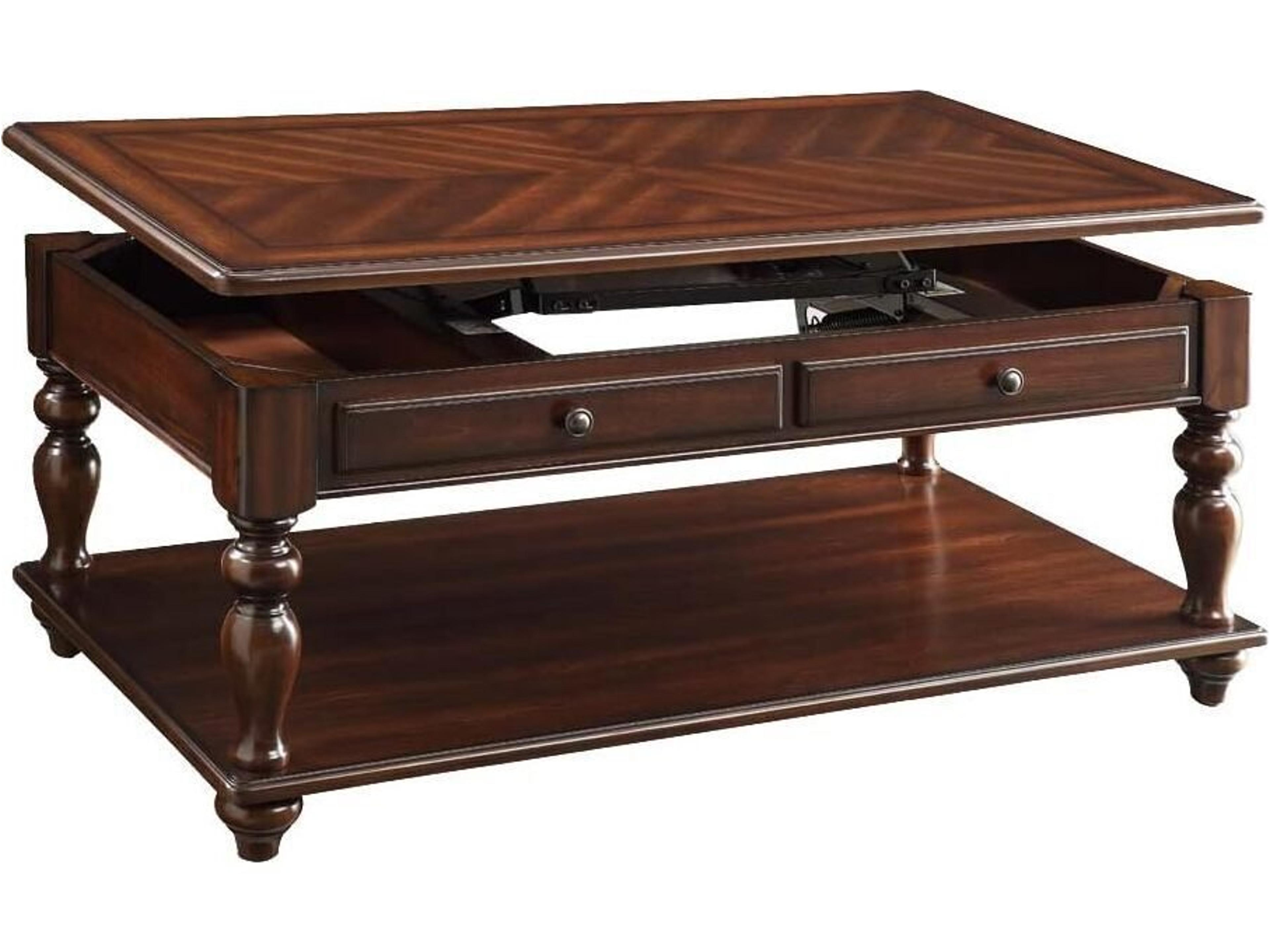 Farrel Rectangular Wood Walnut Coffee Table