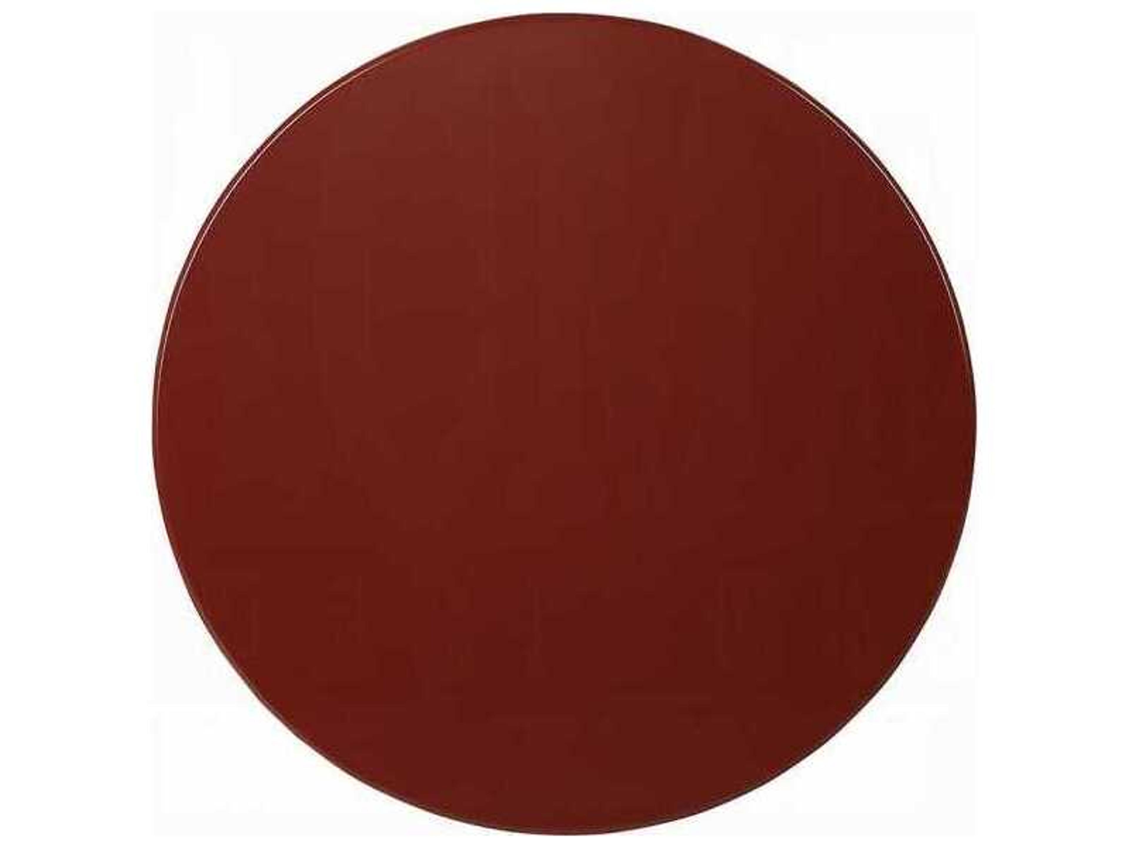 Acme Furniture Aberta Round Wood Red End Table