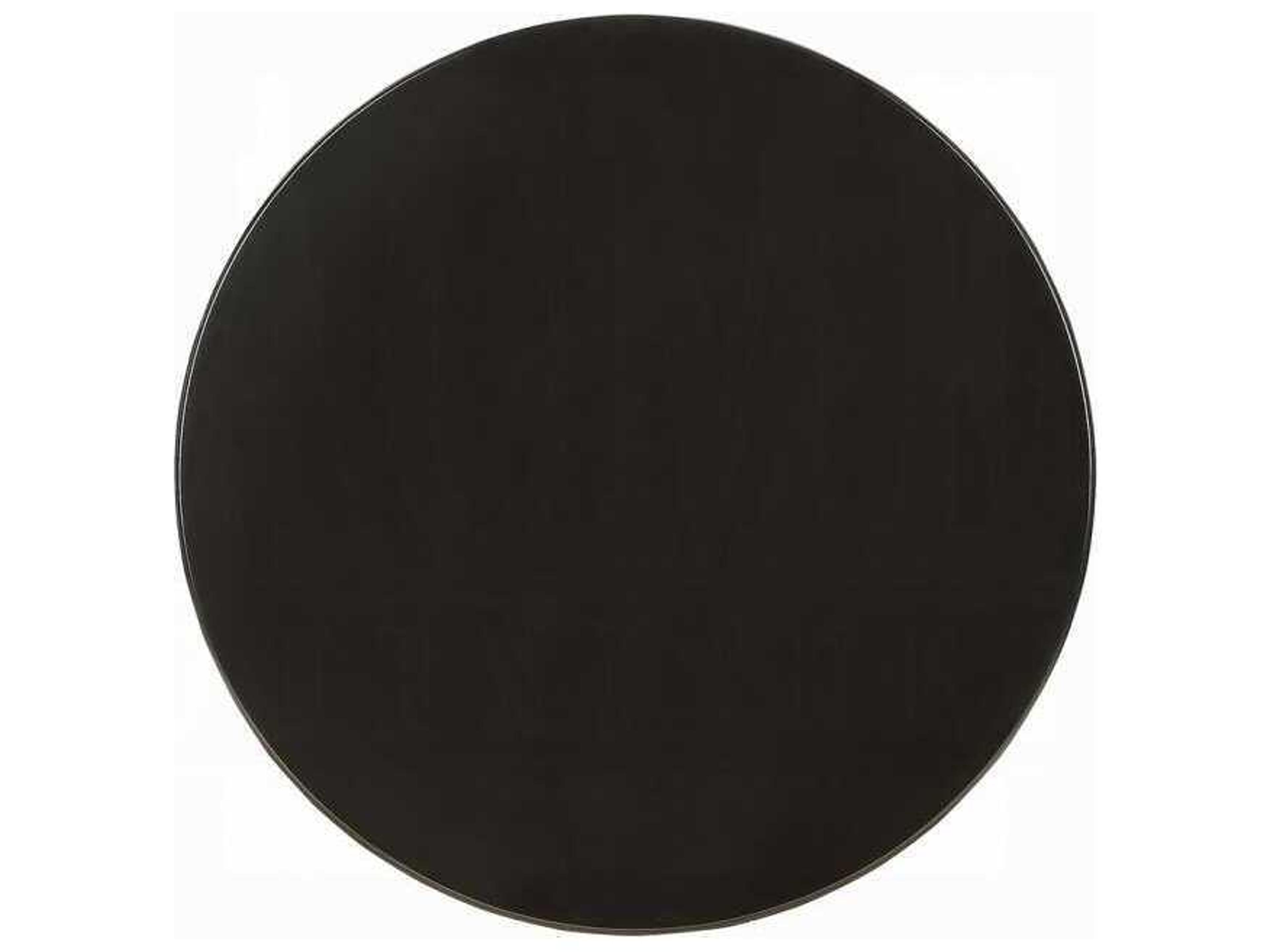 Acme Furniture Acton Round Wood Black End Table