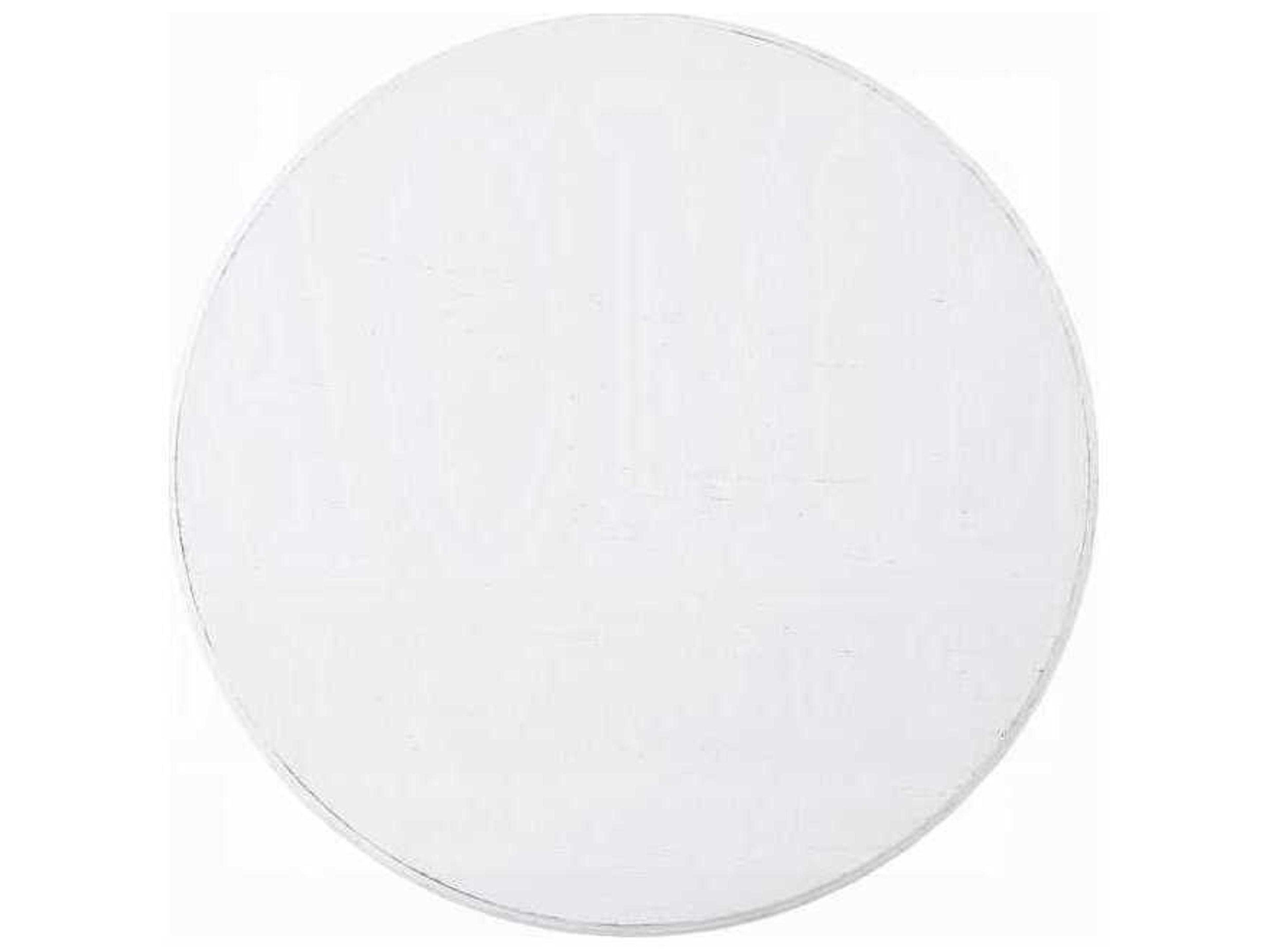 Acme Furniture Alger Round Wood White End Table