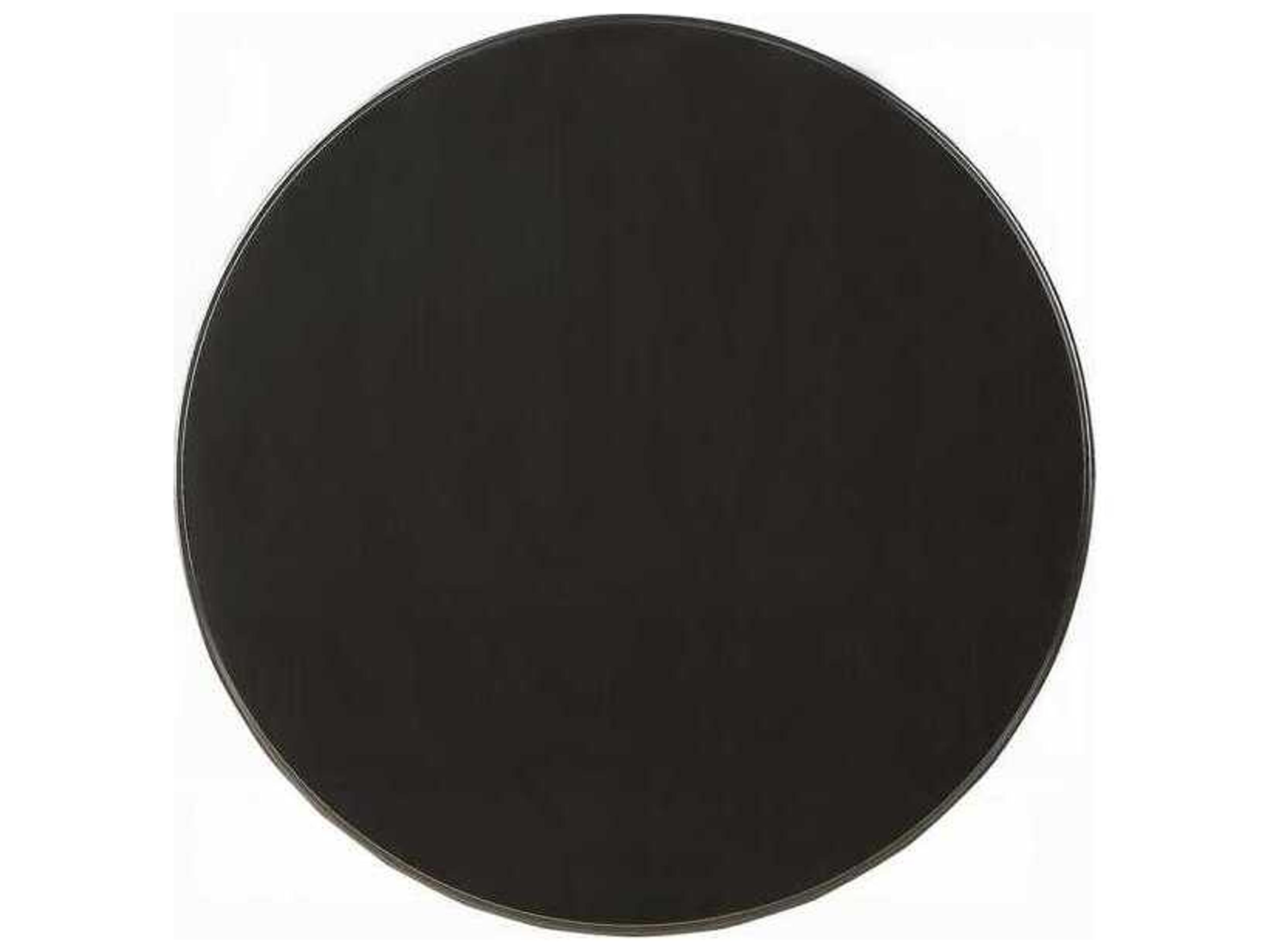 Acme Furniture Alger Round Wood Black End Table