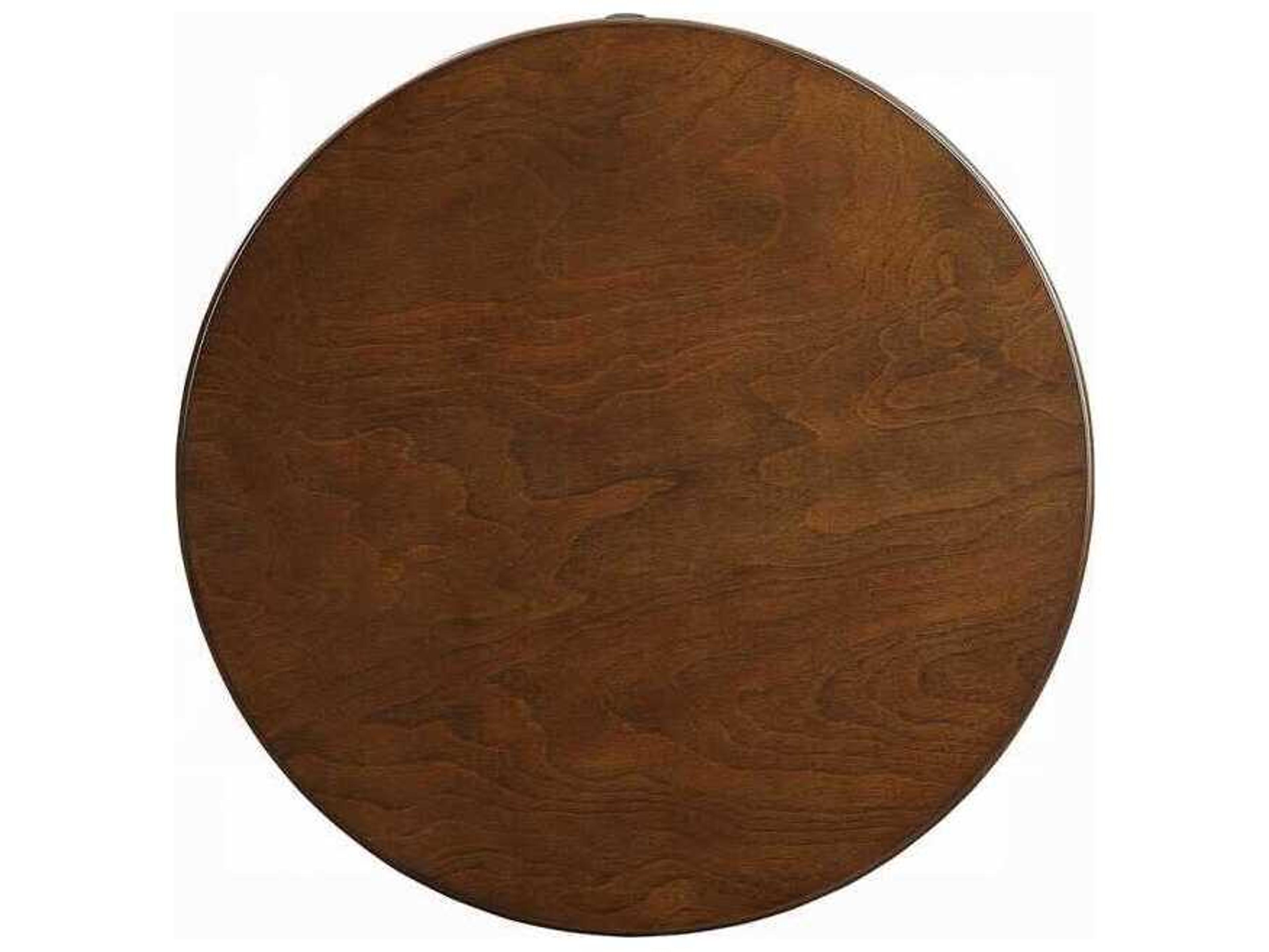 Acme Furniture Alysa Round Wood Walnut End Table