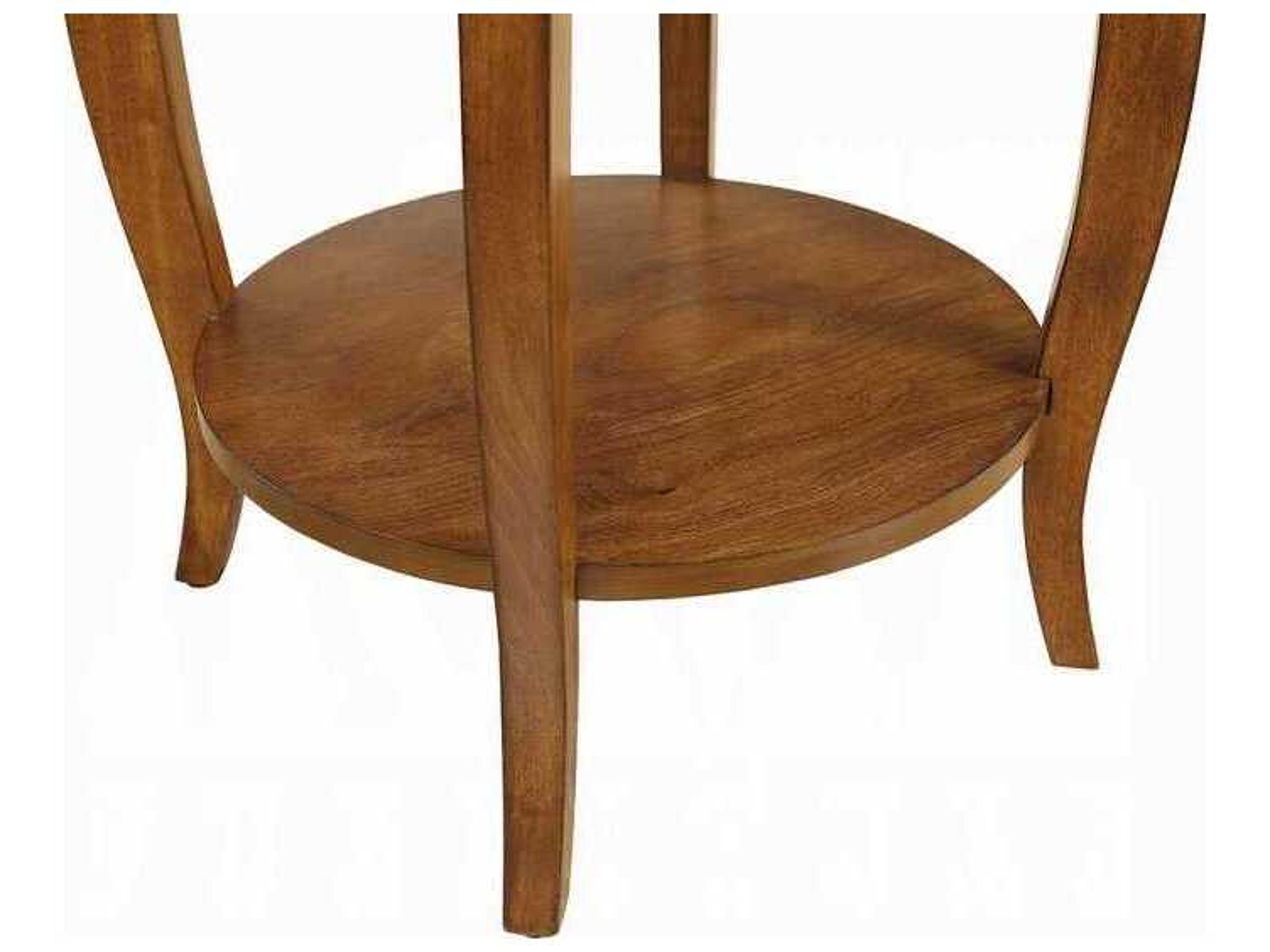 Acme Furniture Alysa Round Wood Walnut End Table