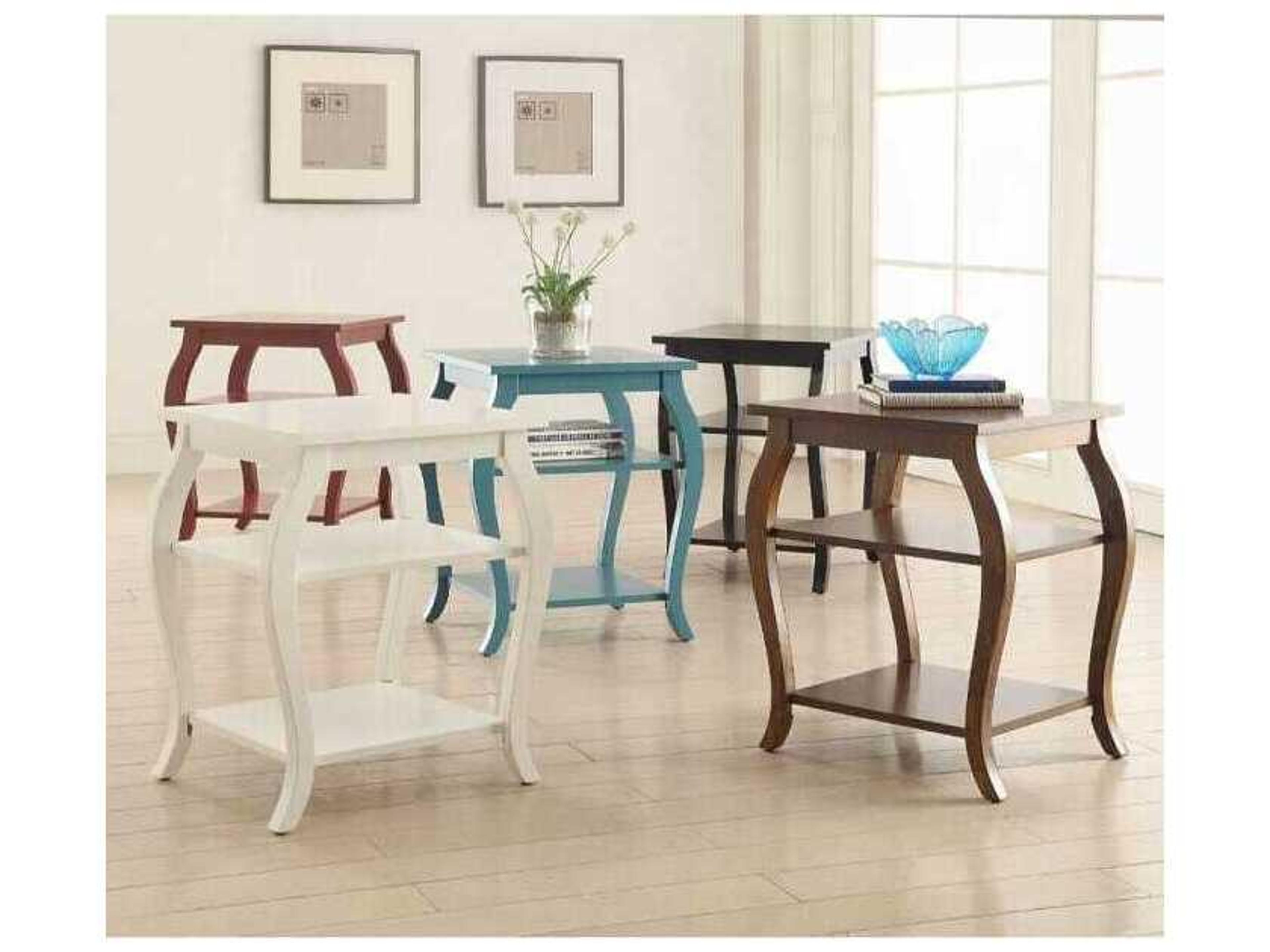 Acme Furniture Becci Square Wood Black End Table