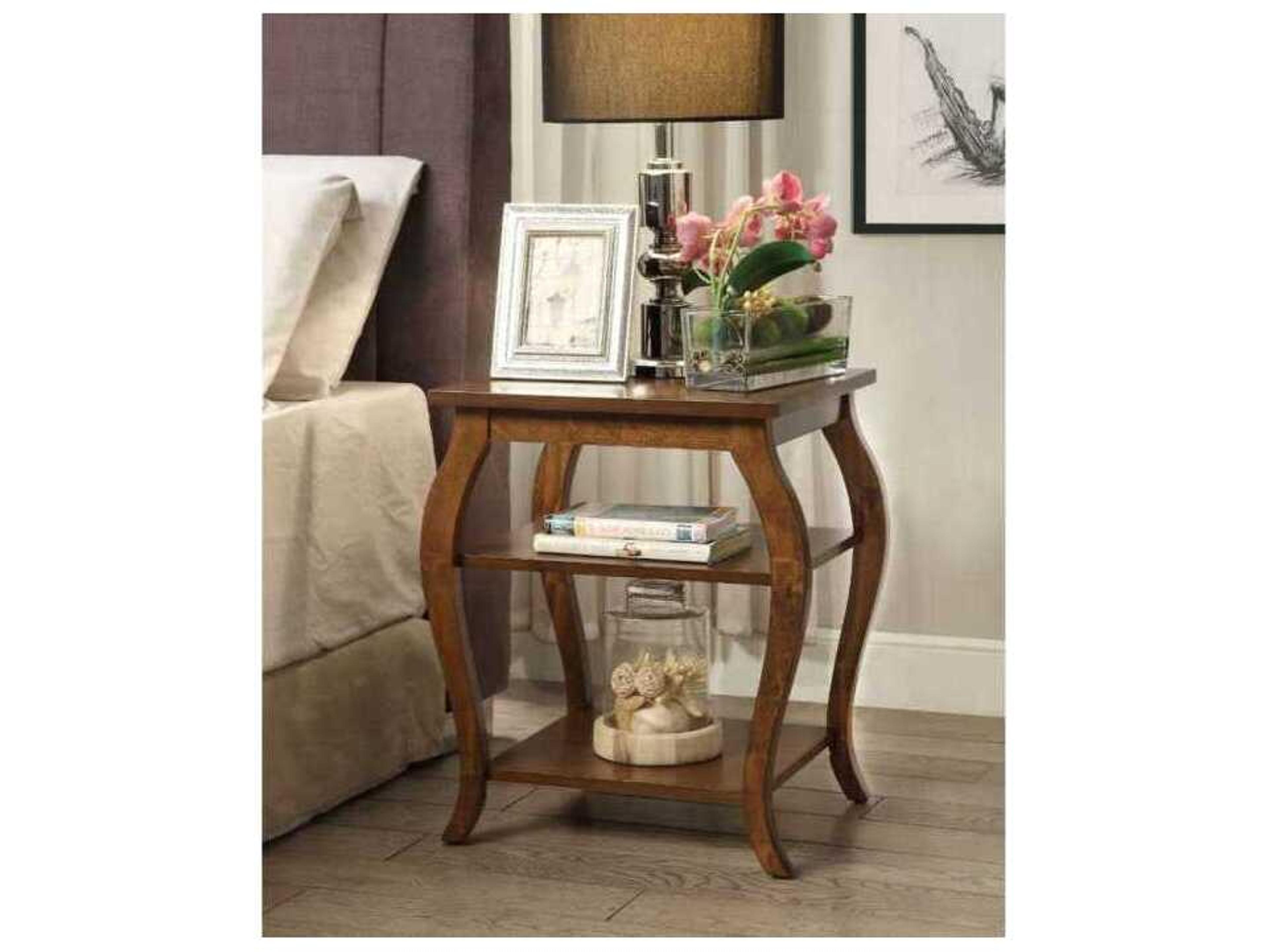 Acme Furniture Becci Square Wood Walnut End Table