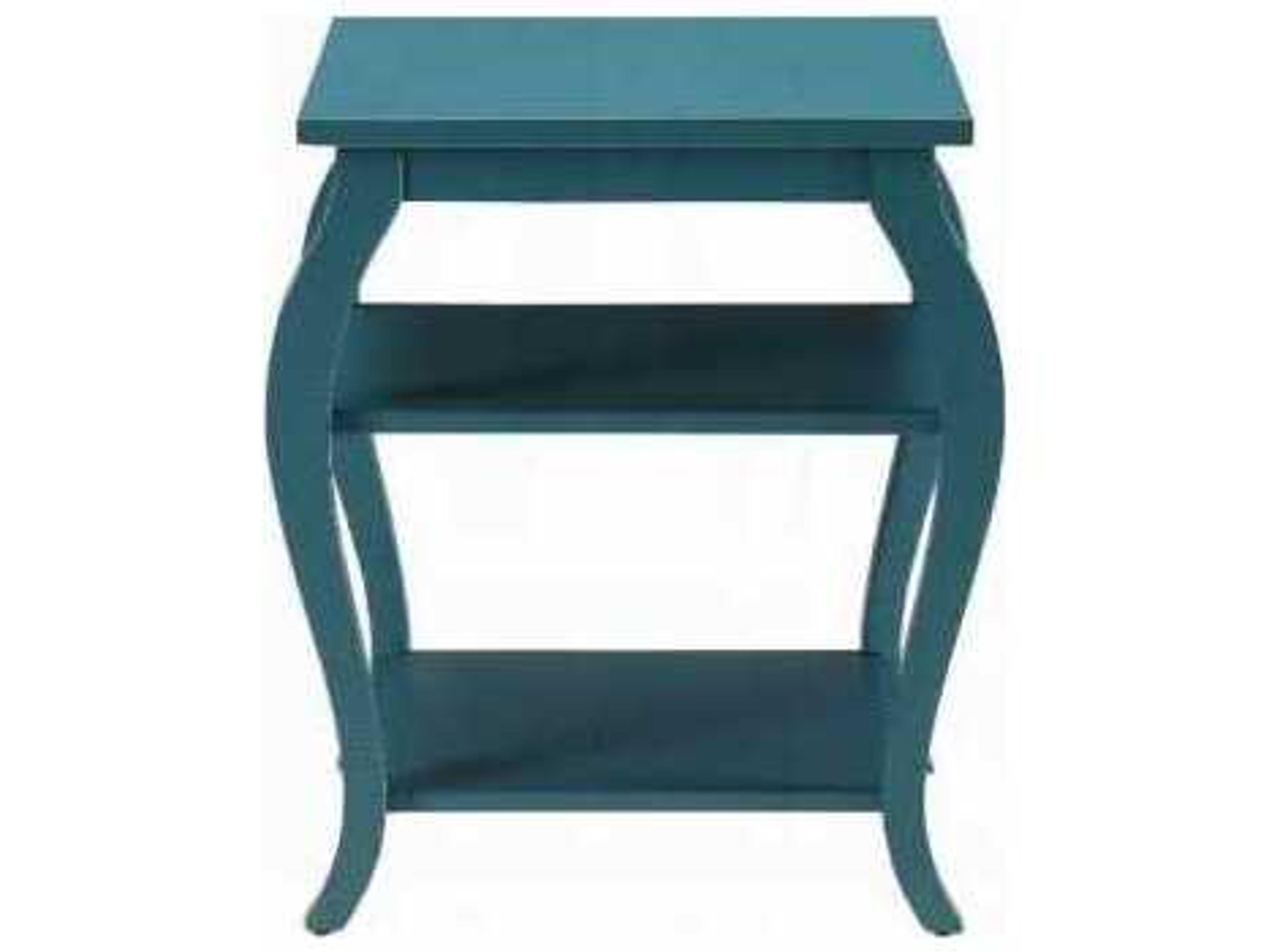 Acme Furniture Becci Square Wood Teal End Table