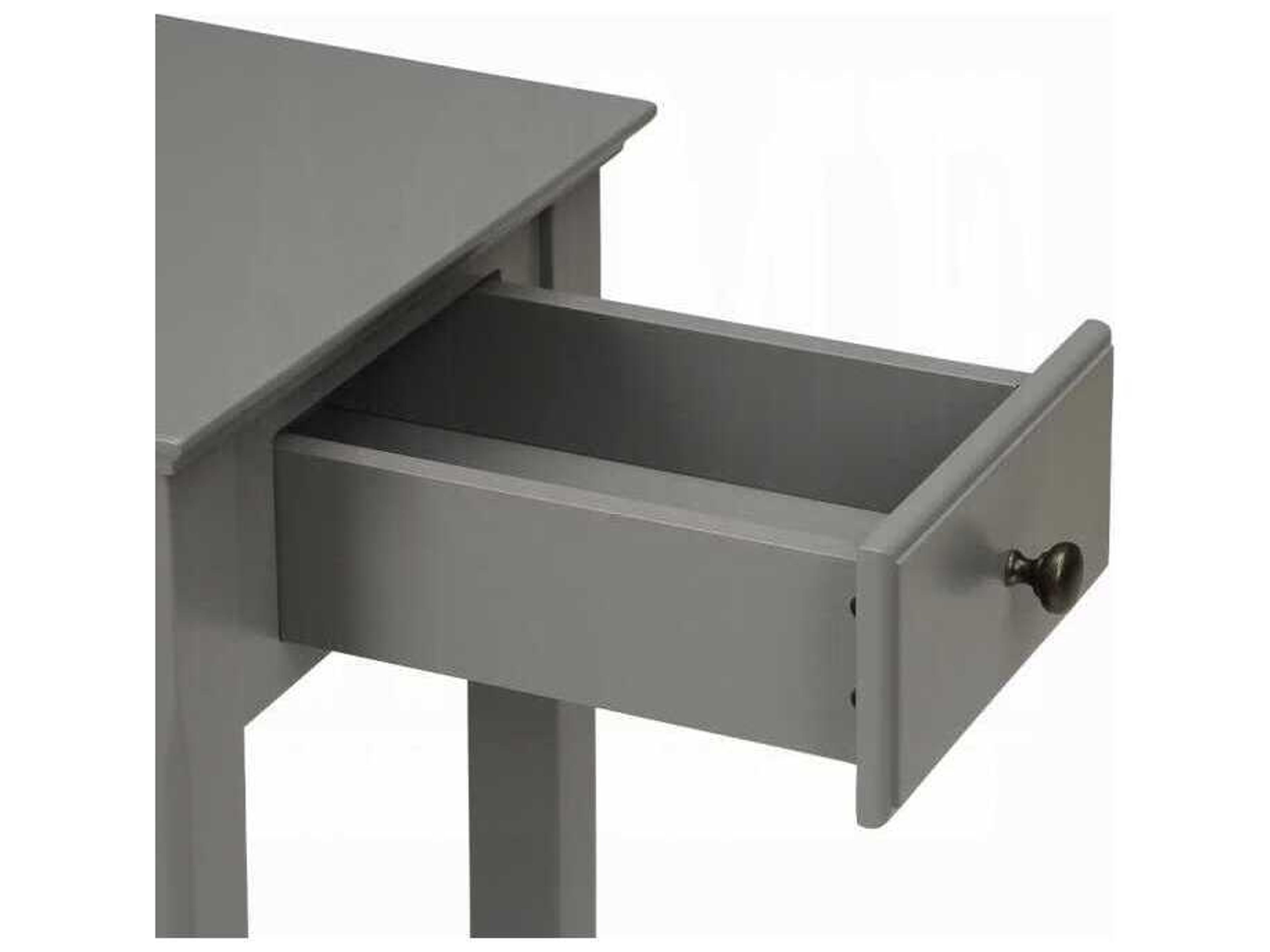 Acme Furniture Bertie Rectangular Wood Gray End Table