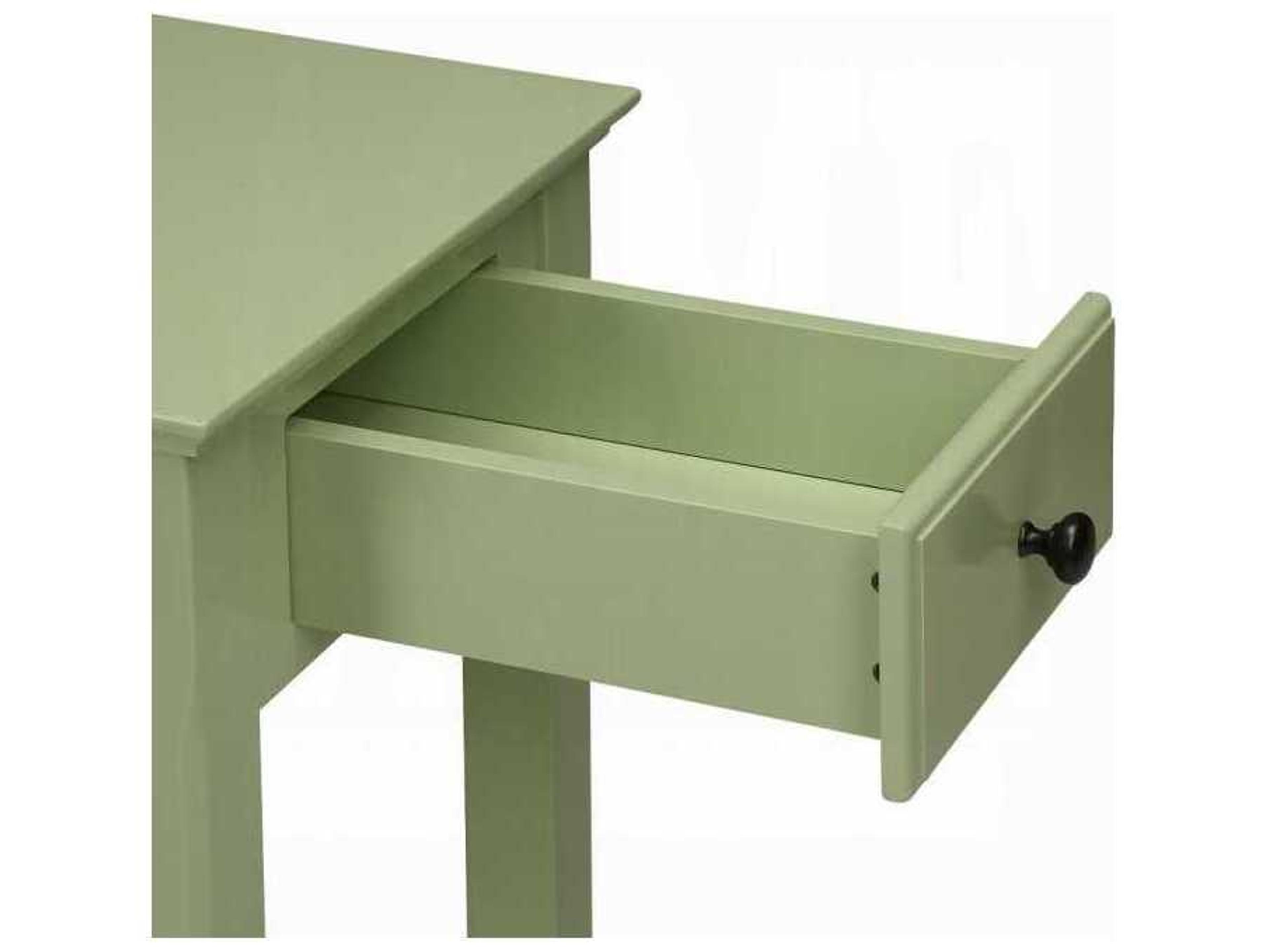 Acme Furniture Bertie Rectangular Wood Light Green End Table