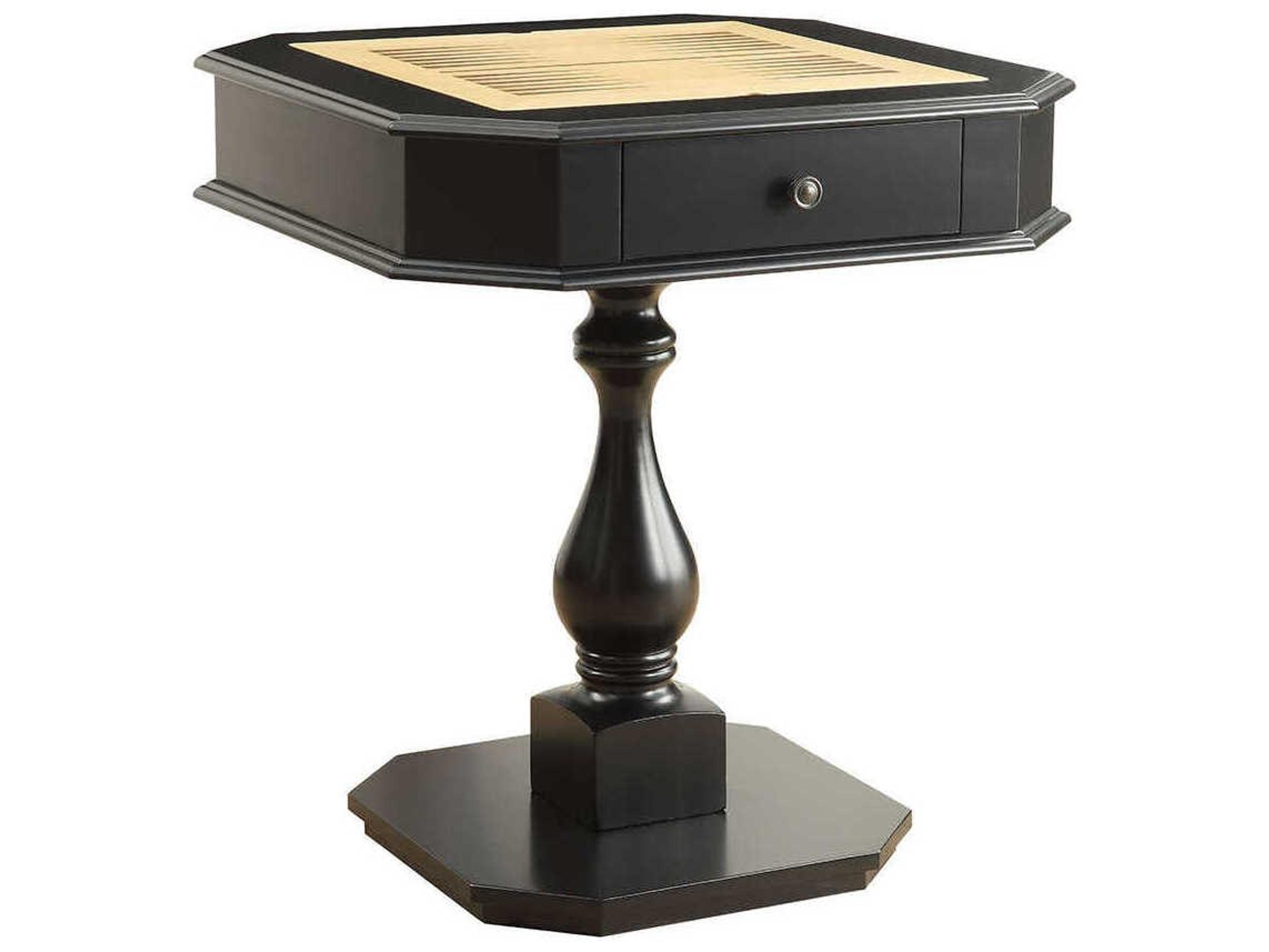 Bishop Solid Wood Black Game Table
