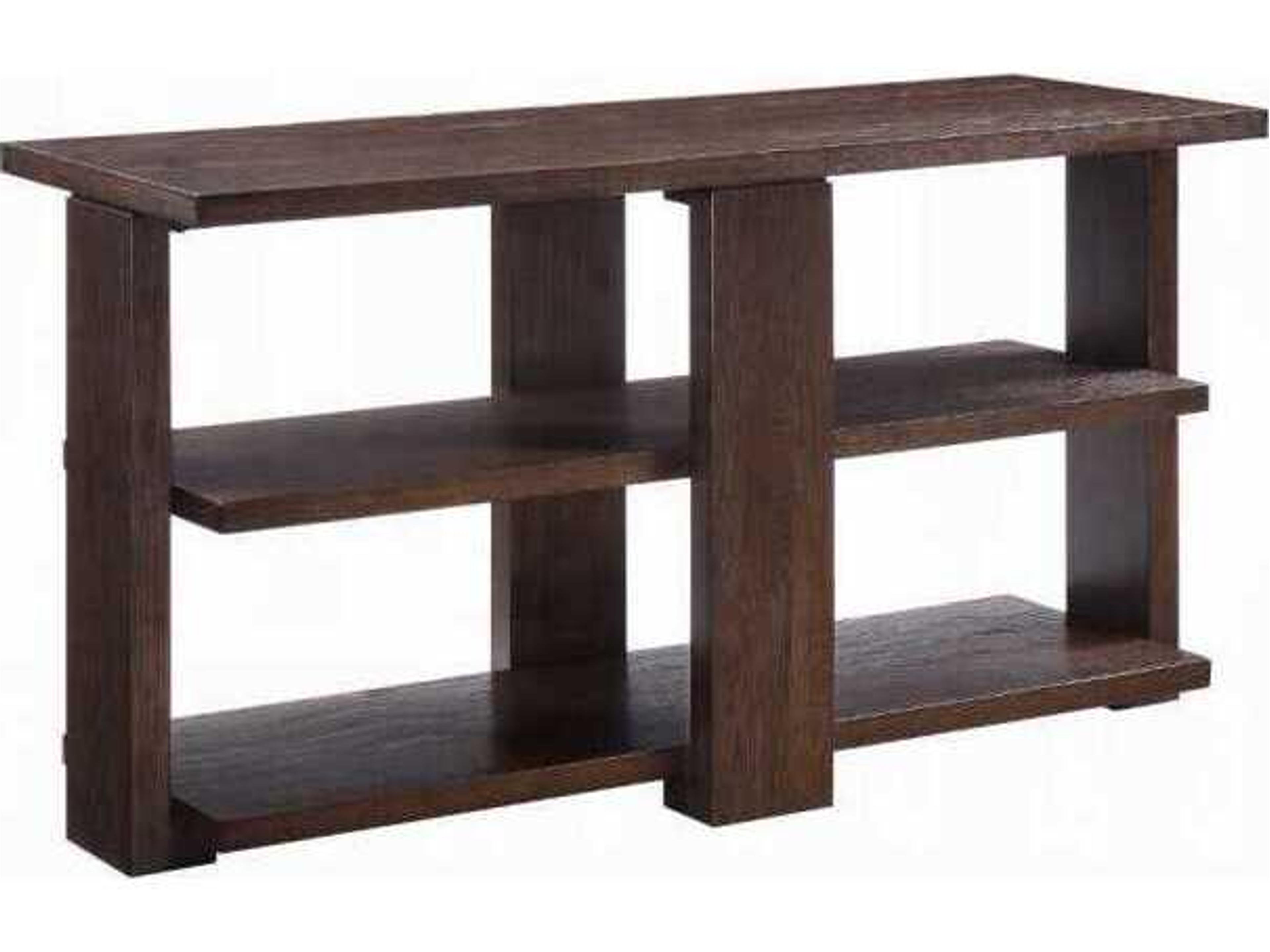 Niamey Rectangular Wood Walnut Console Table