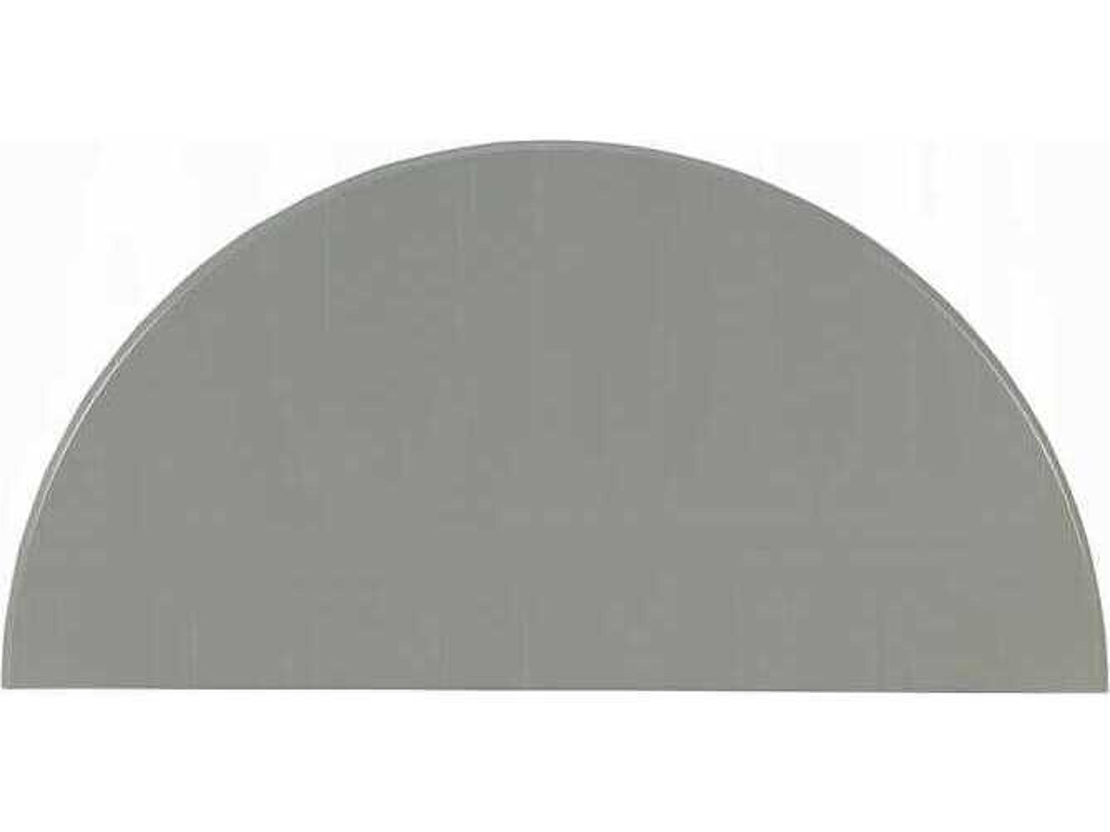 Acme Furniture Justino Demilune Wood Gray Console Table