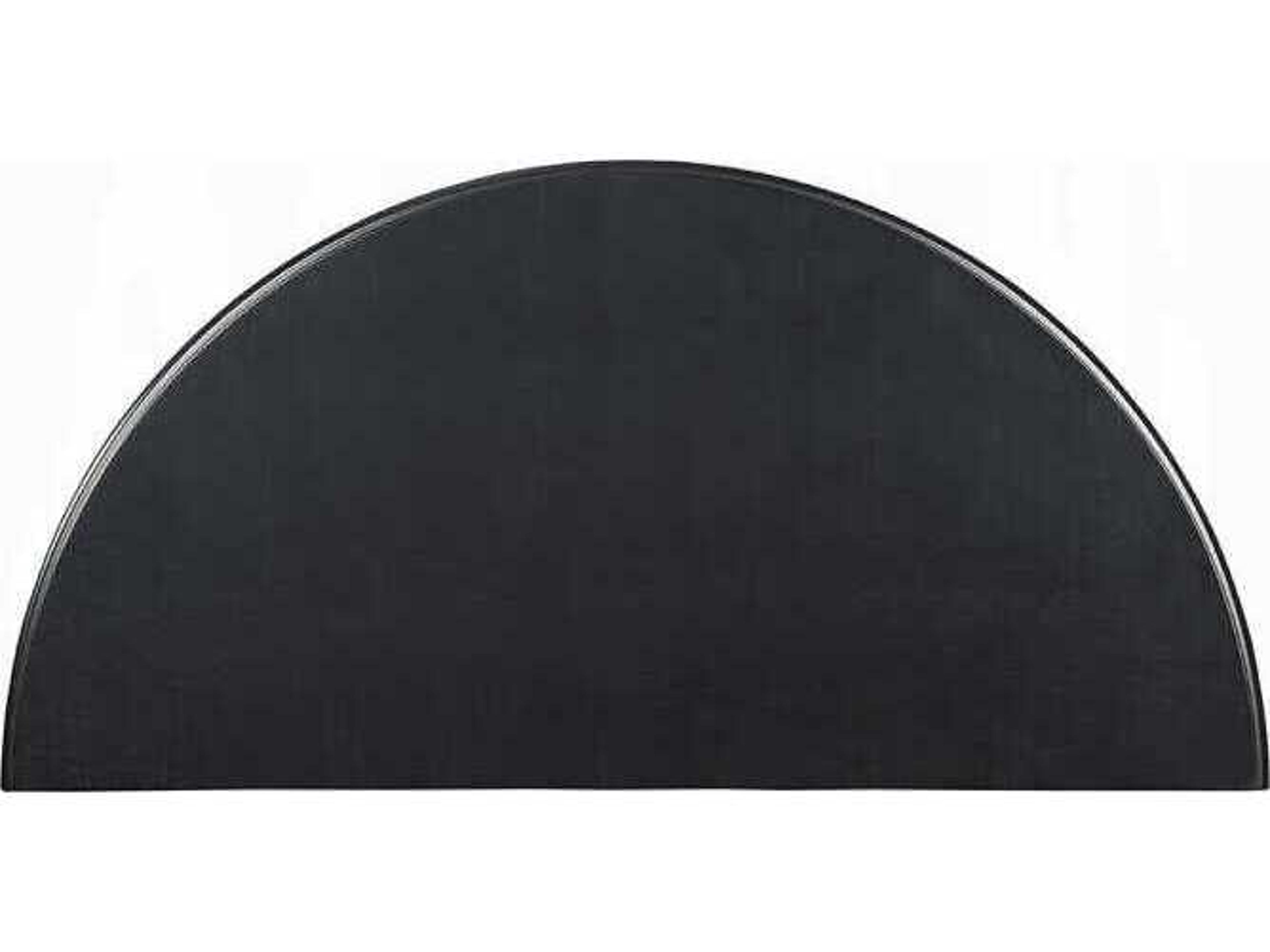 Acme Furniture Demilune Wood Black Console Table