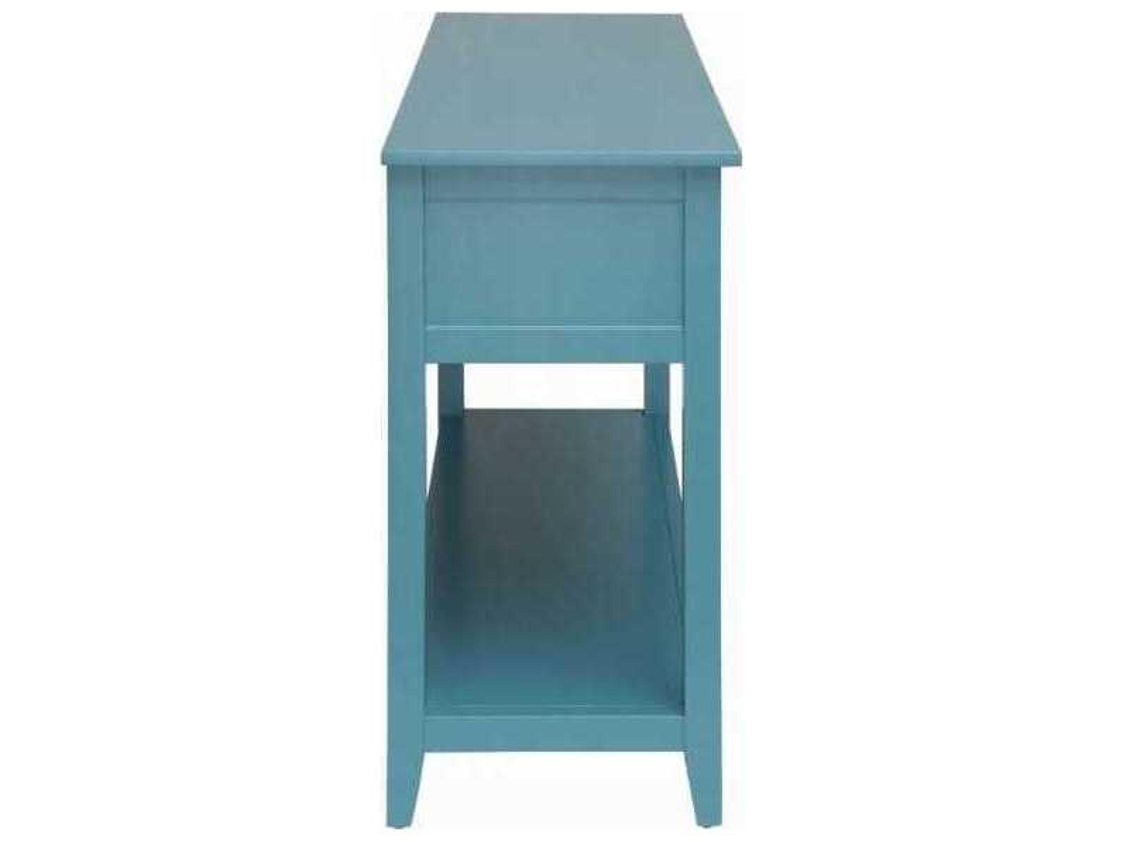 Acme Furniture Flavius Rectangular Wood Teal Console Table