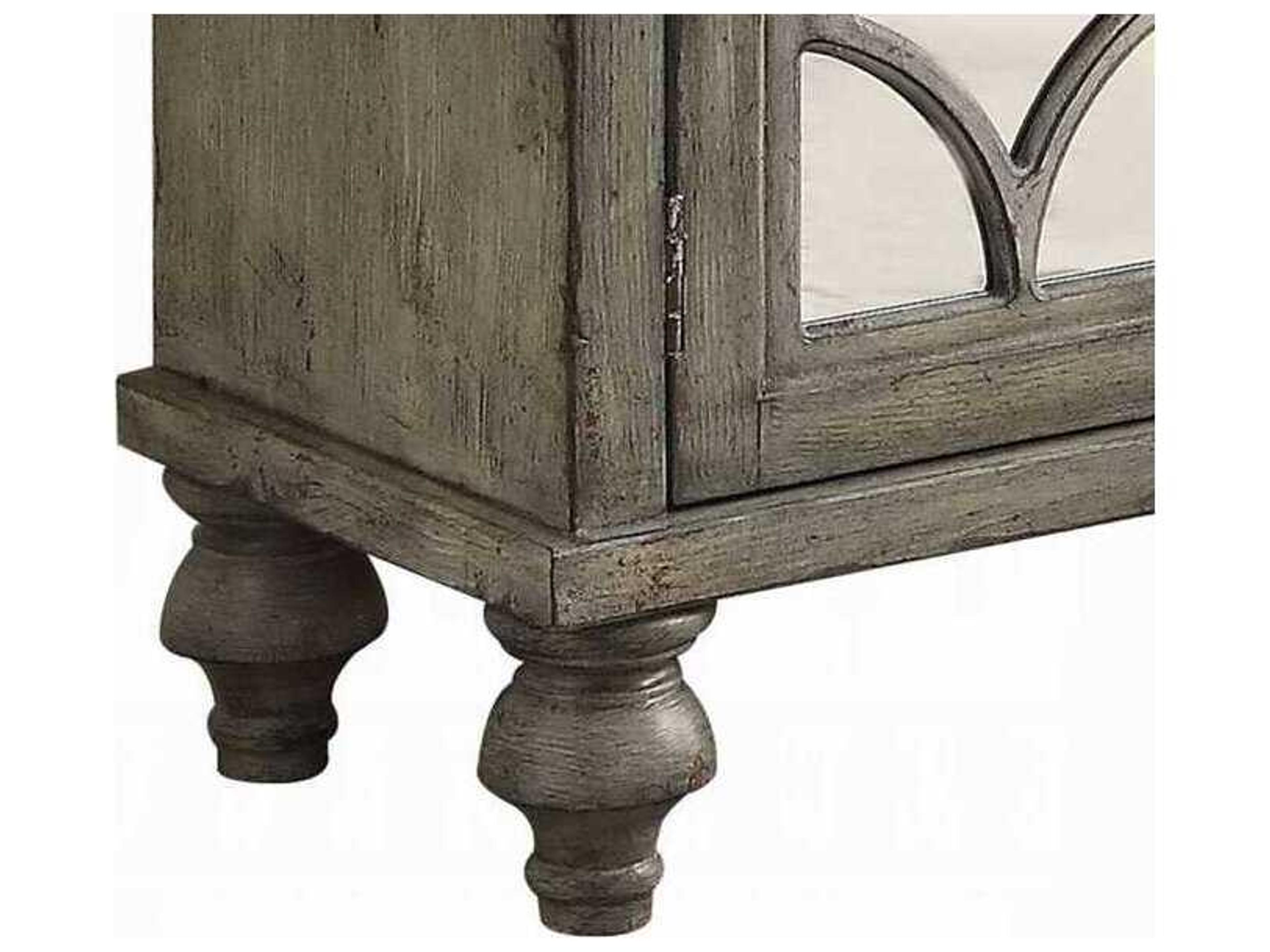 Acme Furniture Velika Weathered Gray Beige Rubberwood Accent Chest