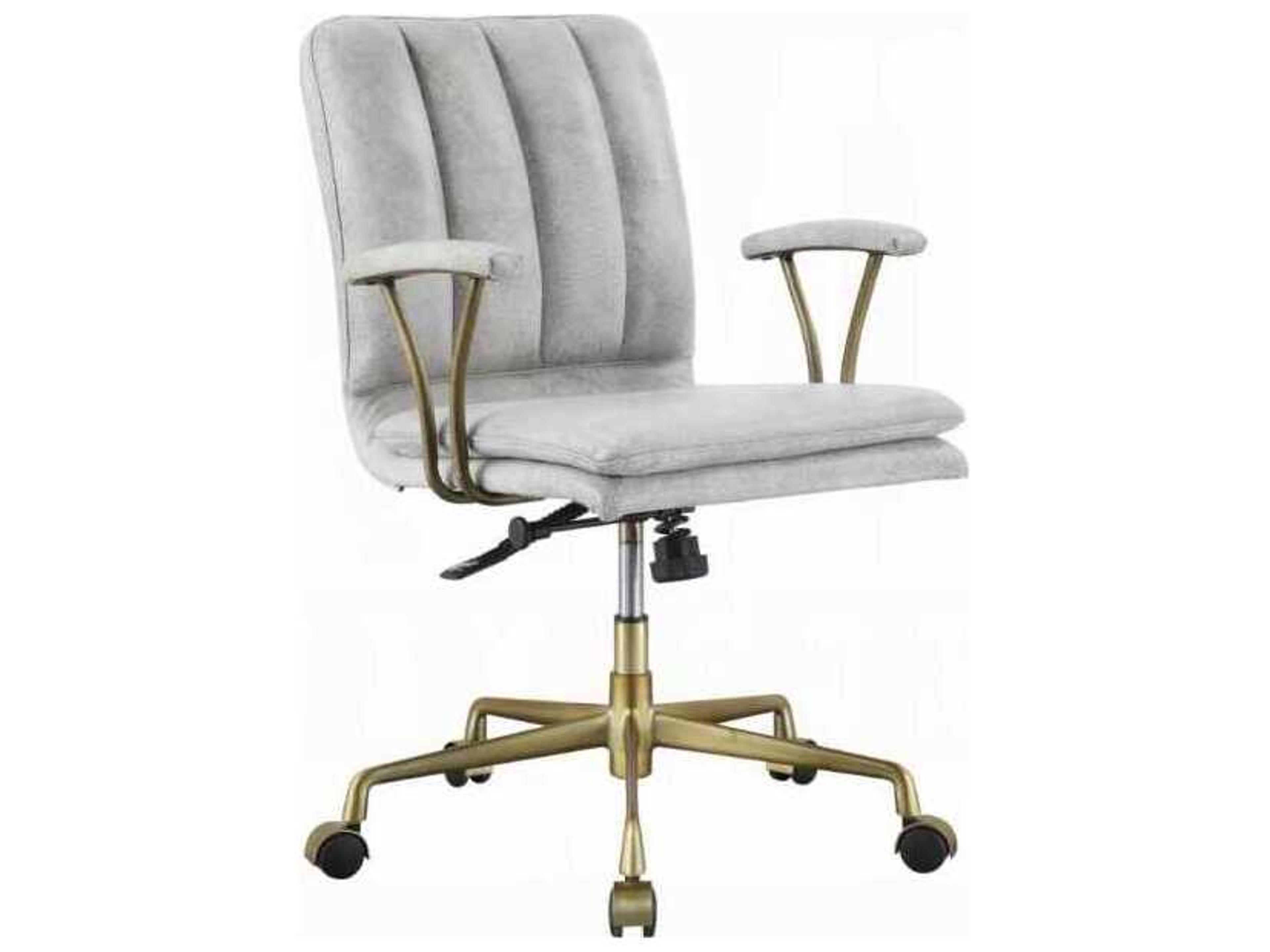 Leather Adjustable Swivel Computer Office Chair