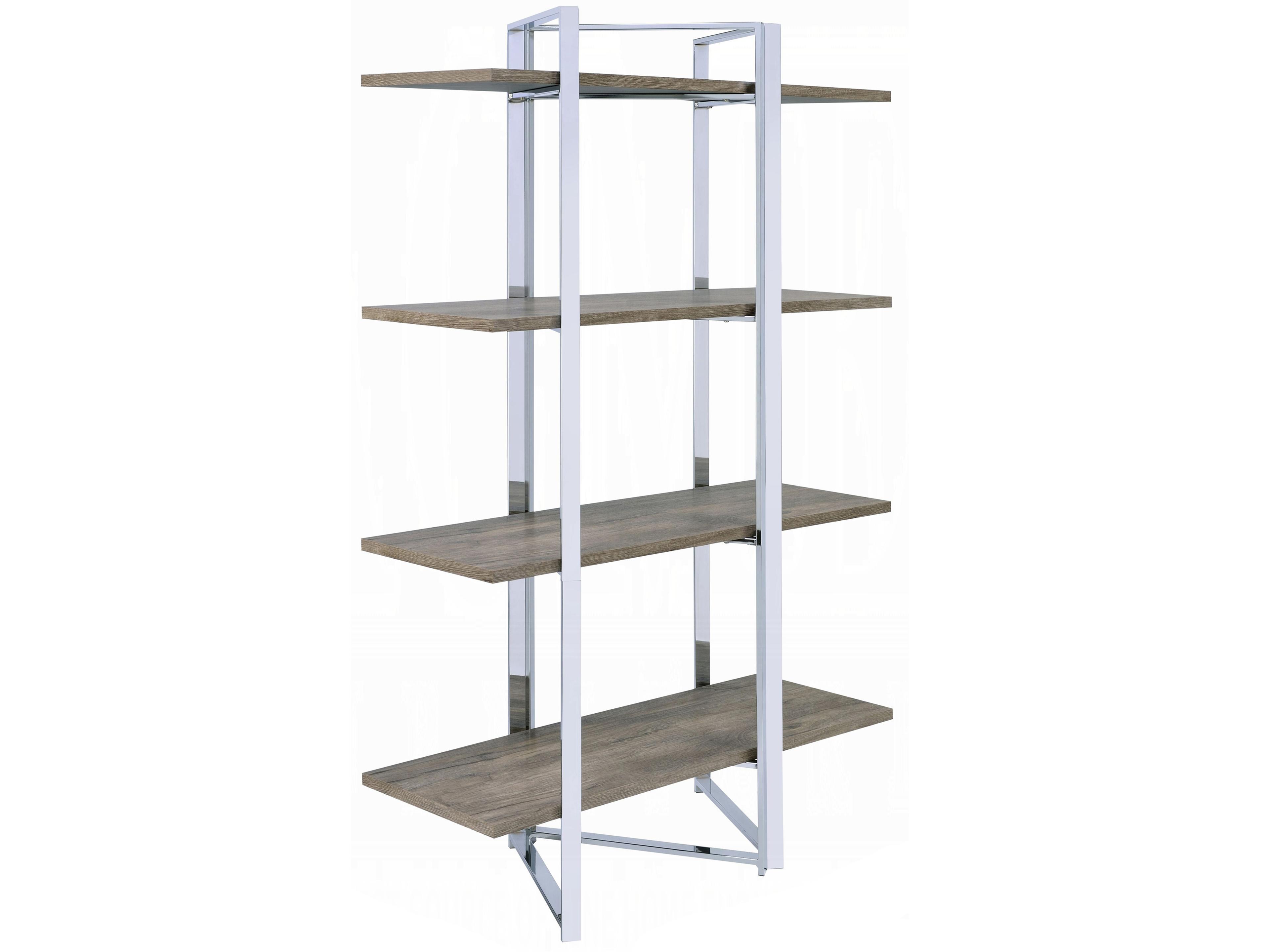 Chrome Bookcase