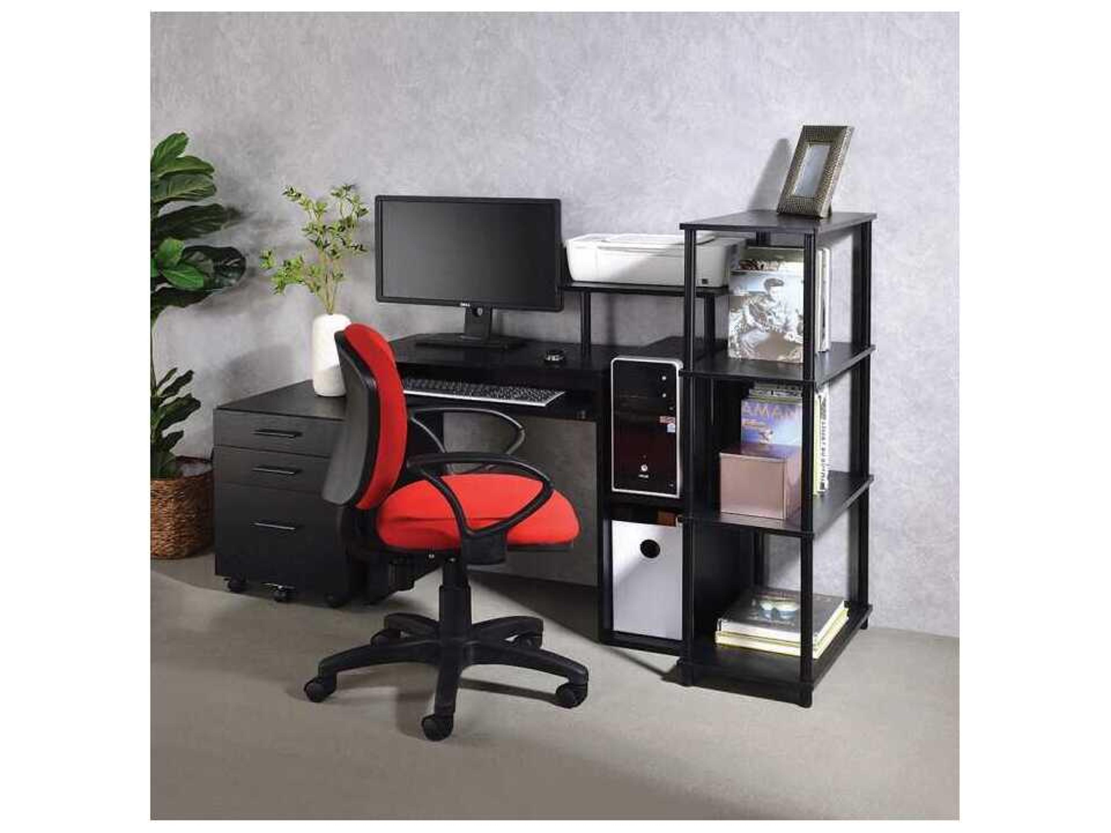 Acme Furniture Lyphre Black Computer Desk
