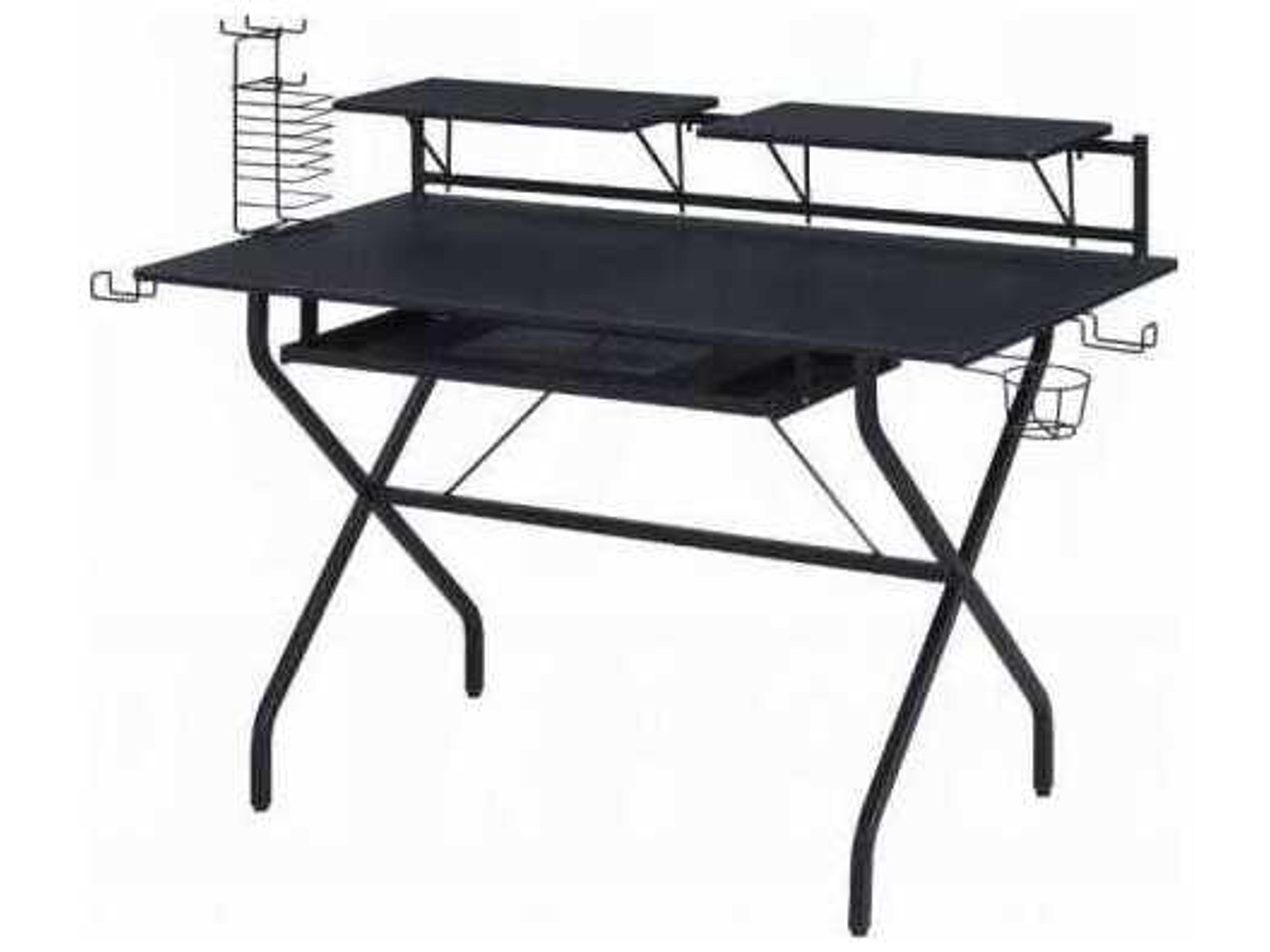 Acme Furniture Black Gaming Desk