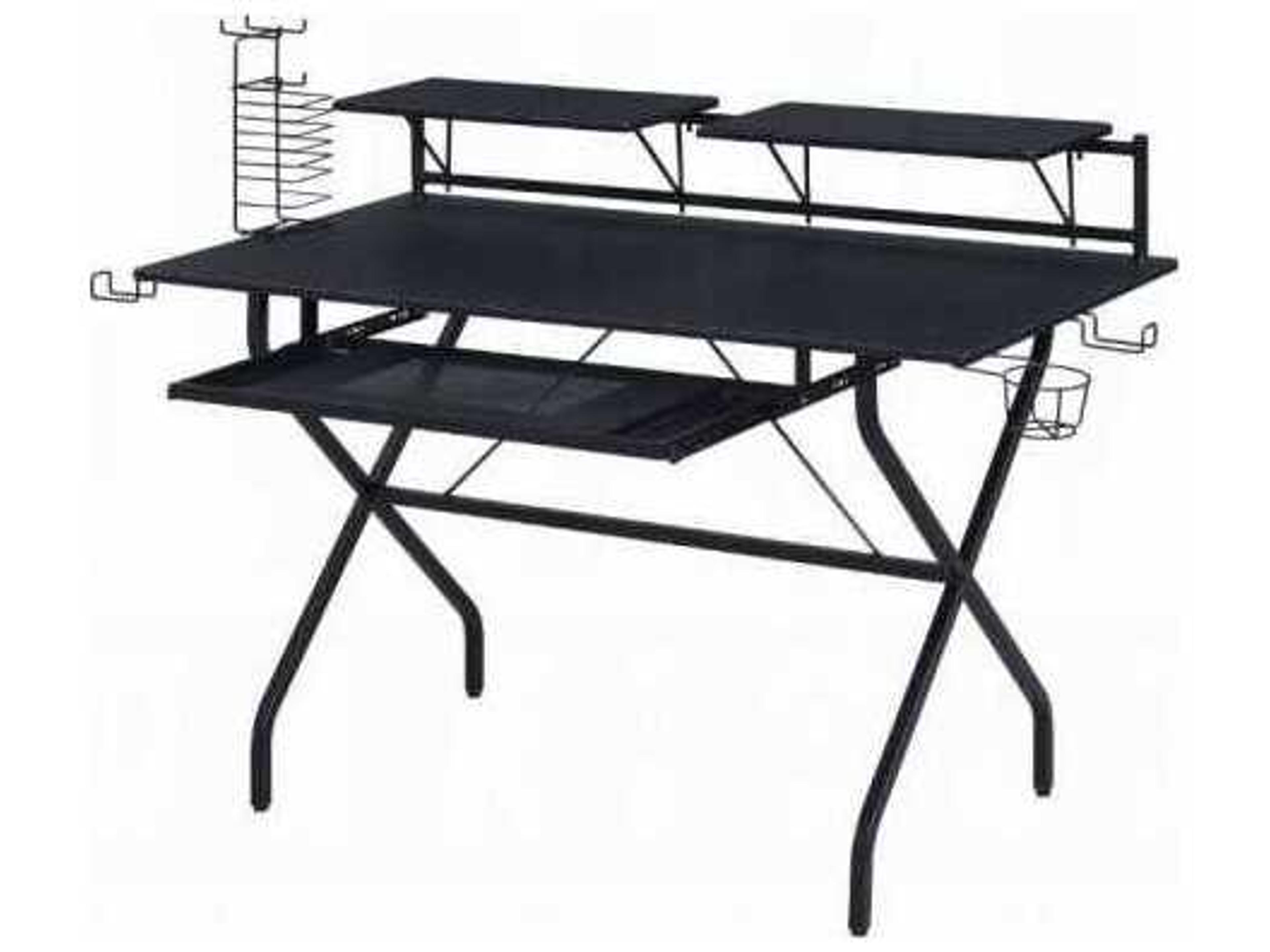 Acme Furniture Black Gaming Desk