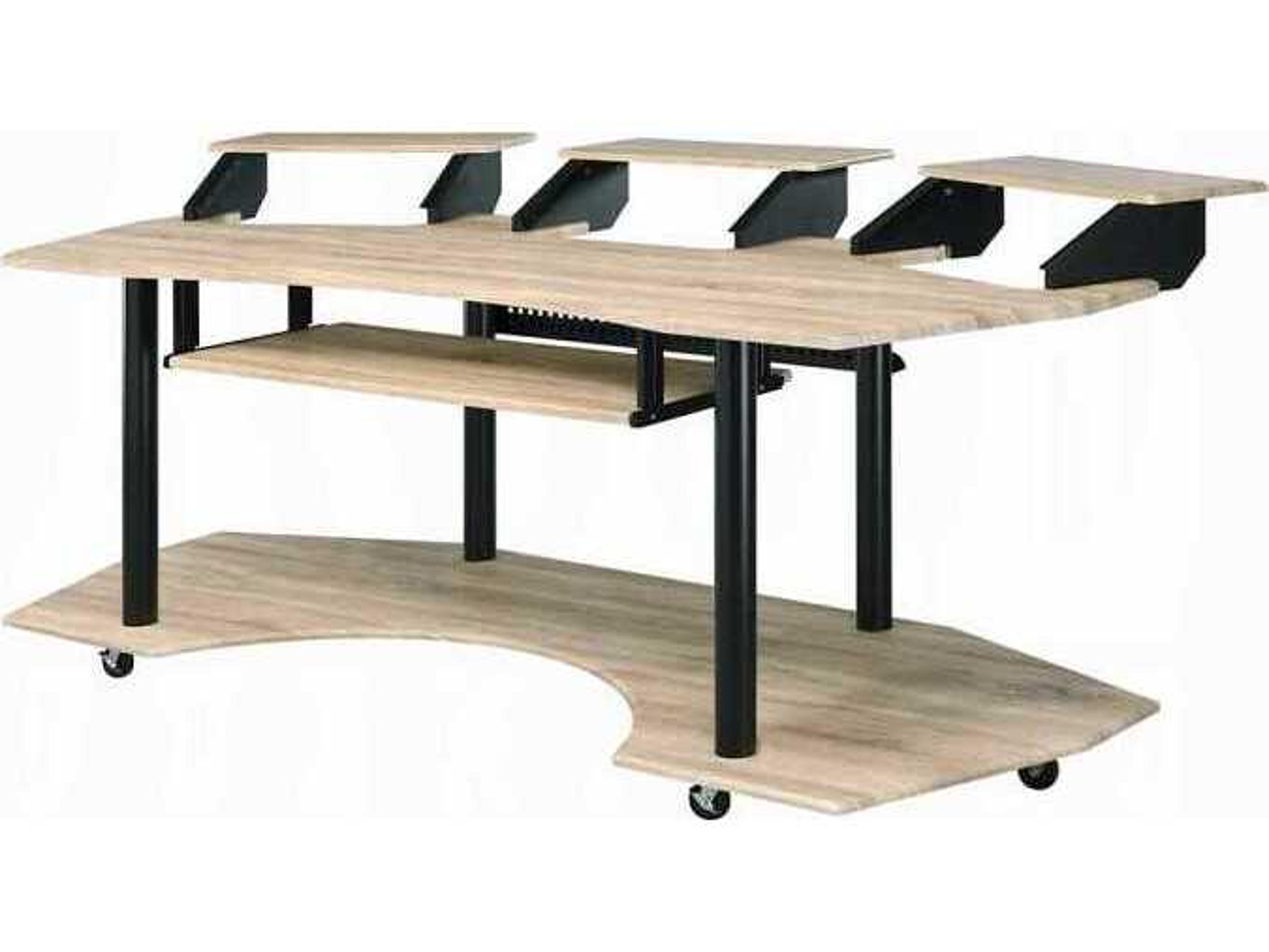 Eleazar Natural Oak Computer Desk