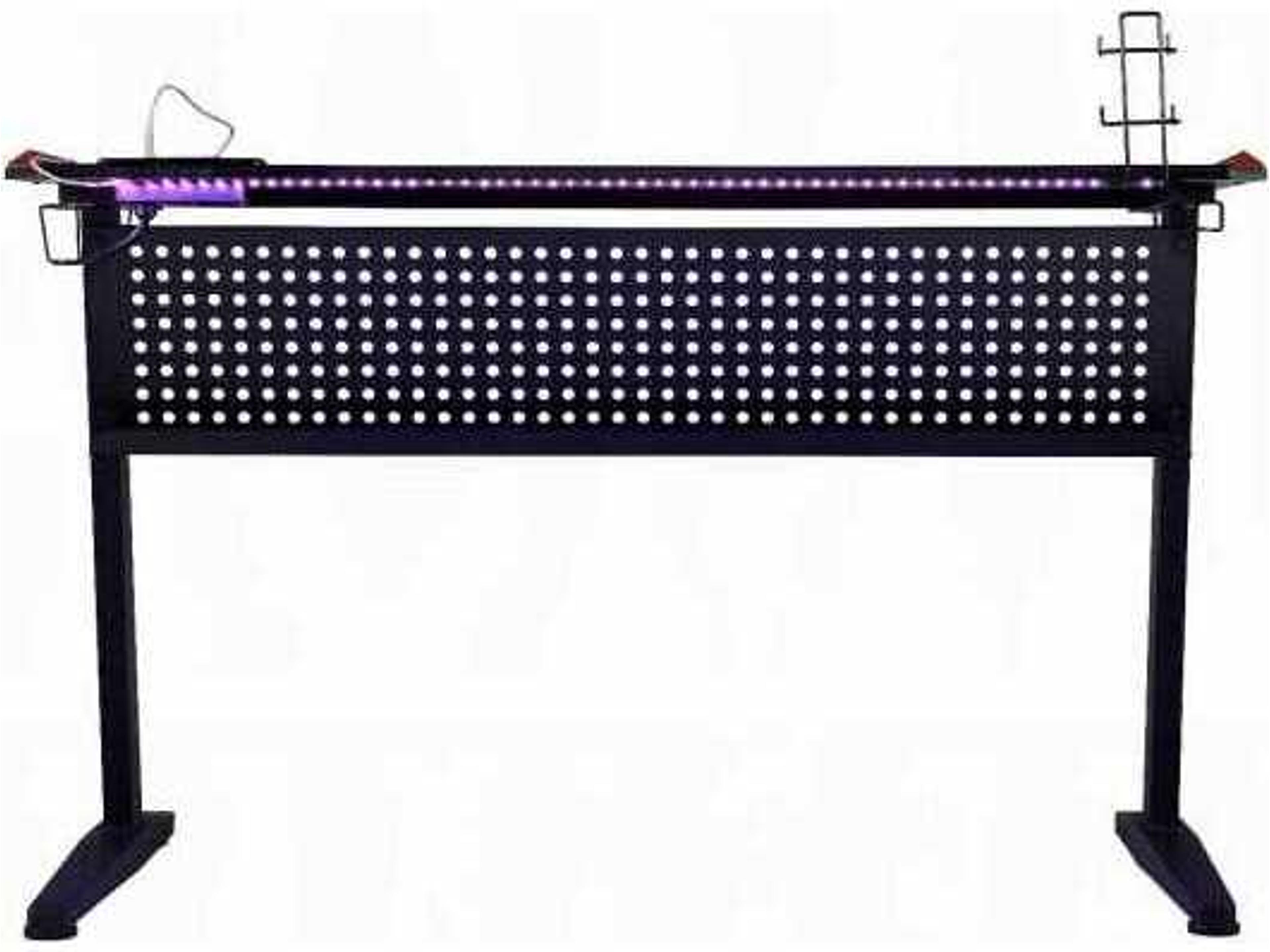 Acme Furniture Black Red Gaming Desk