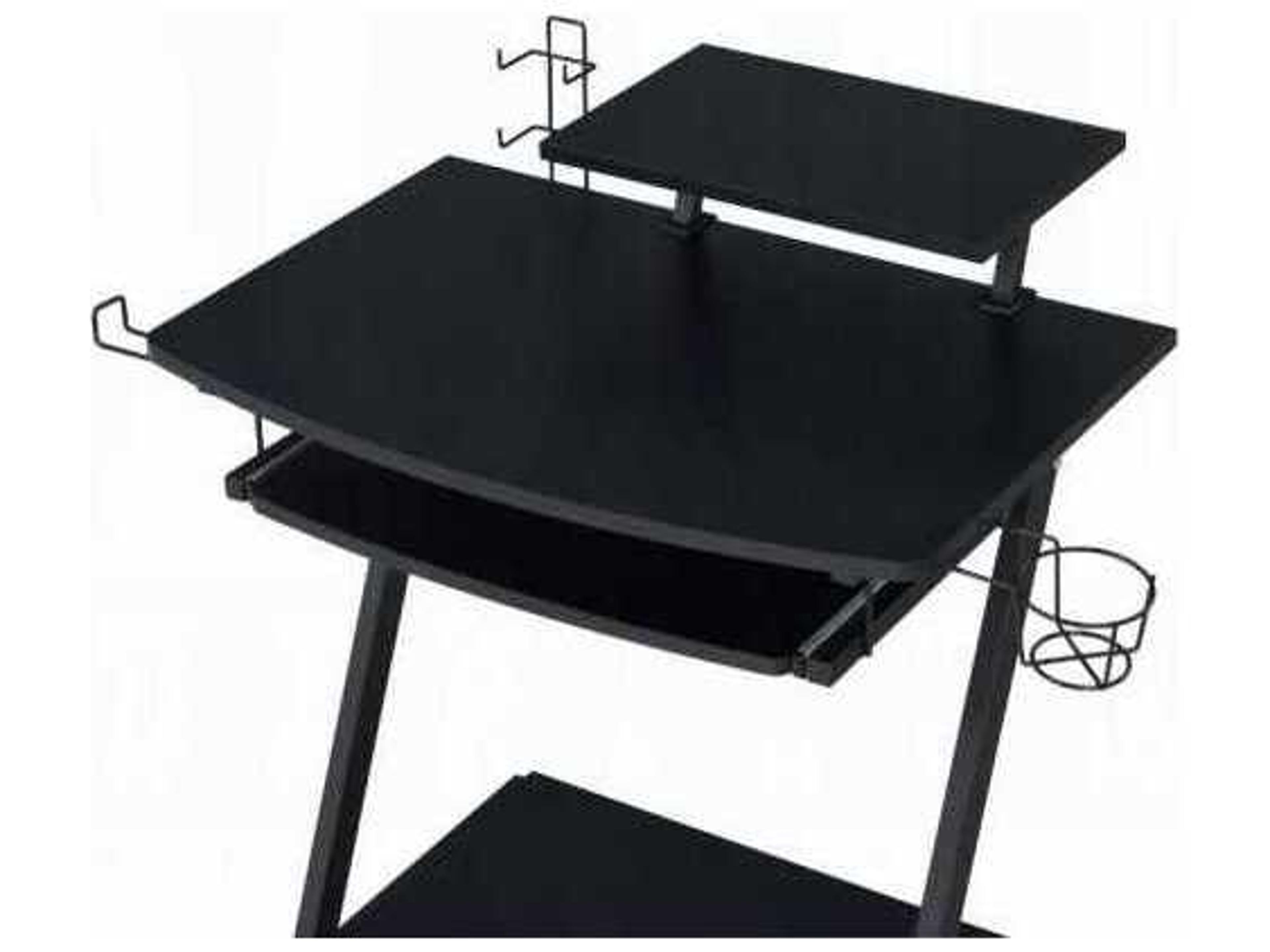 Acme Furniture Black Gaming Desk