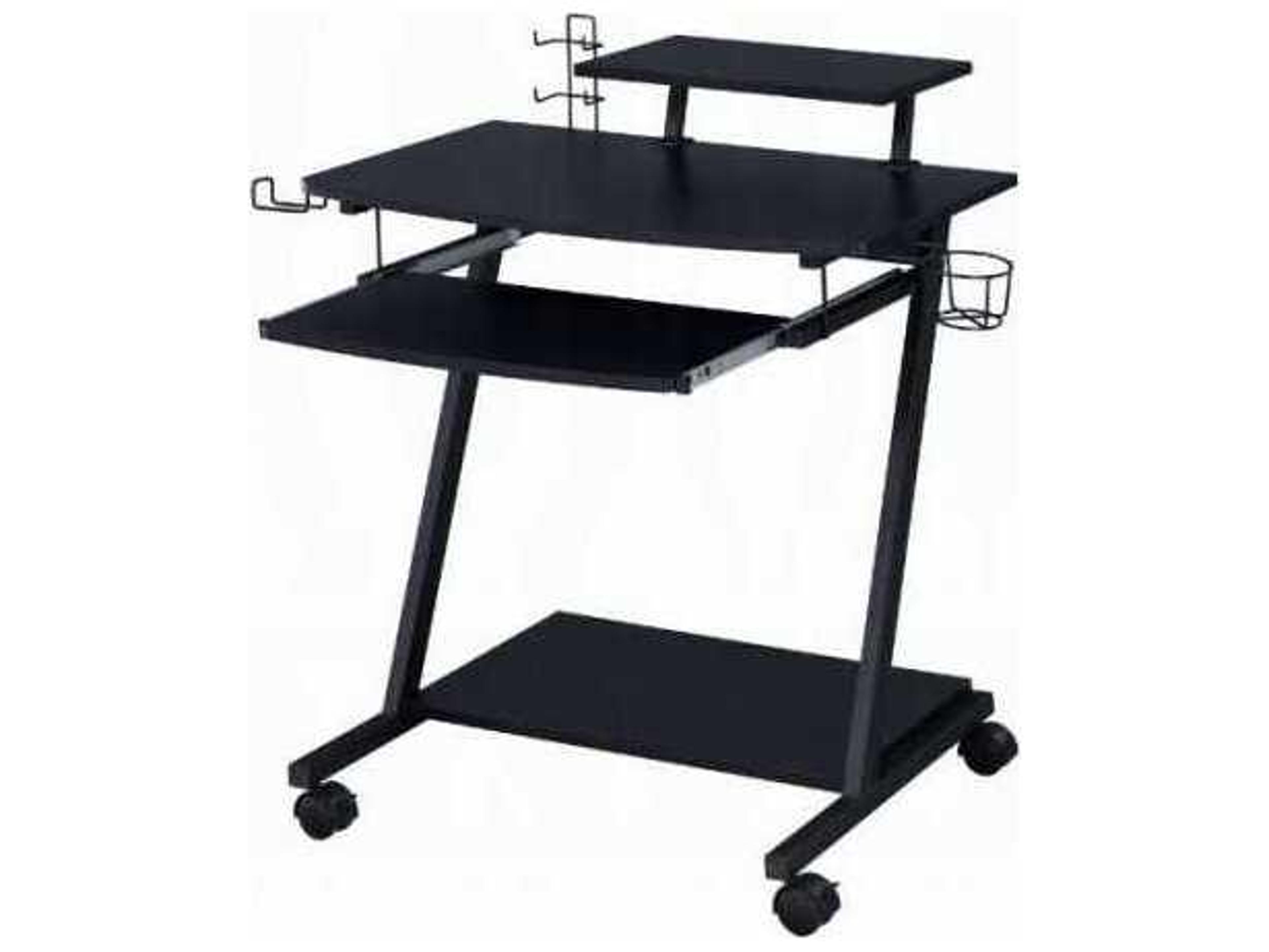 Acme Furniture Black Gaming Desk