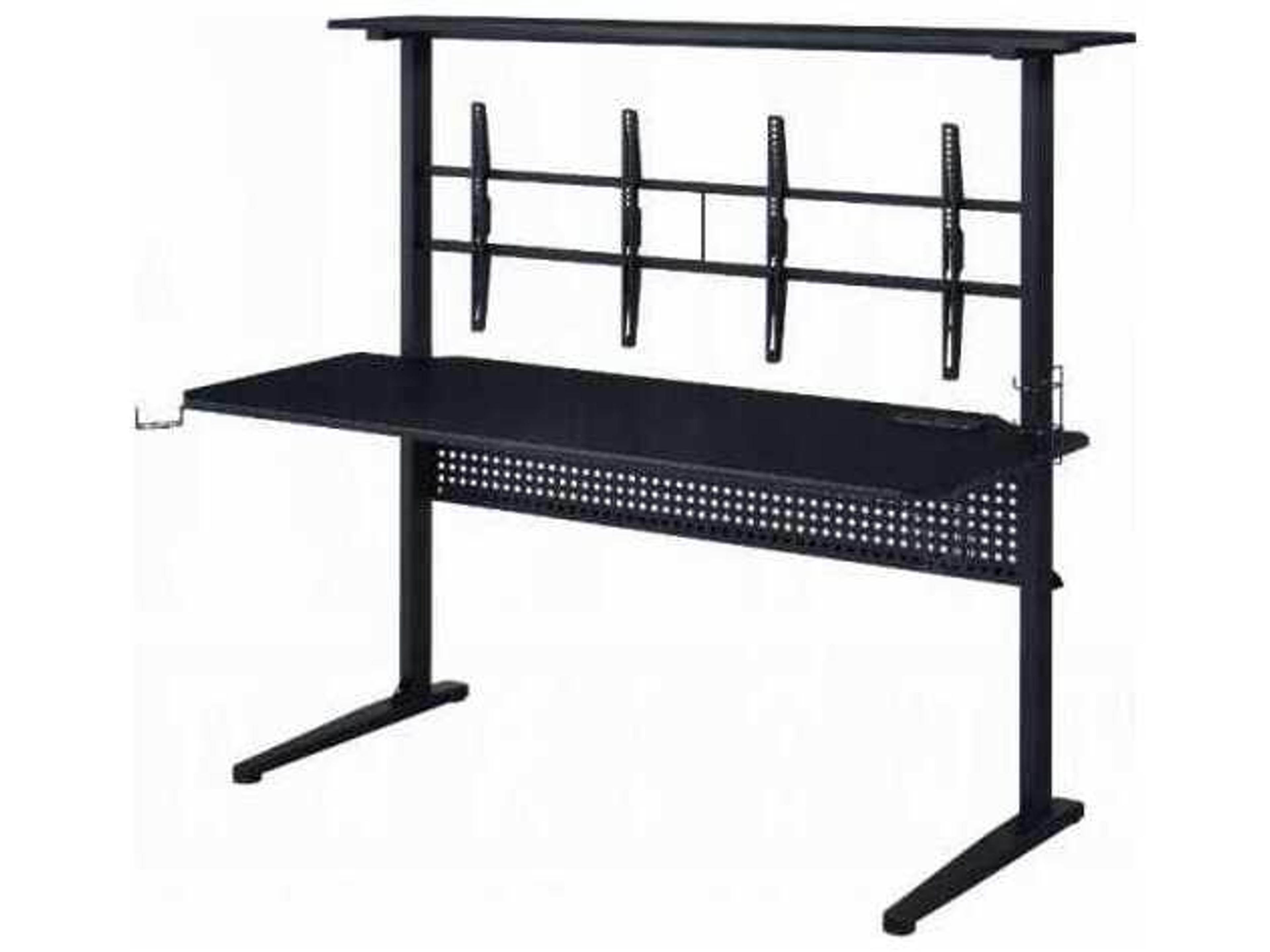 Acme Furniture Black Gaming Desk
