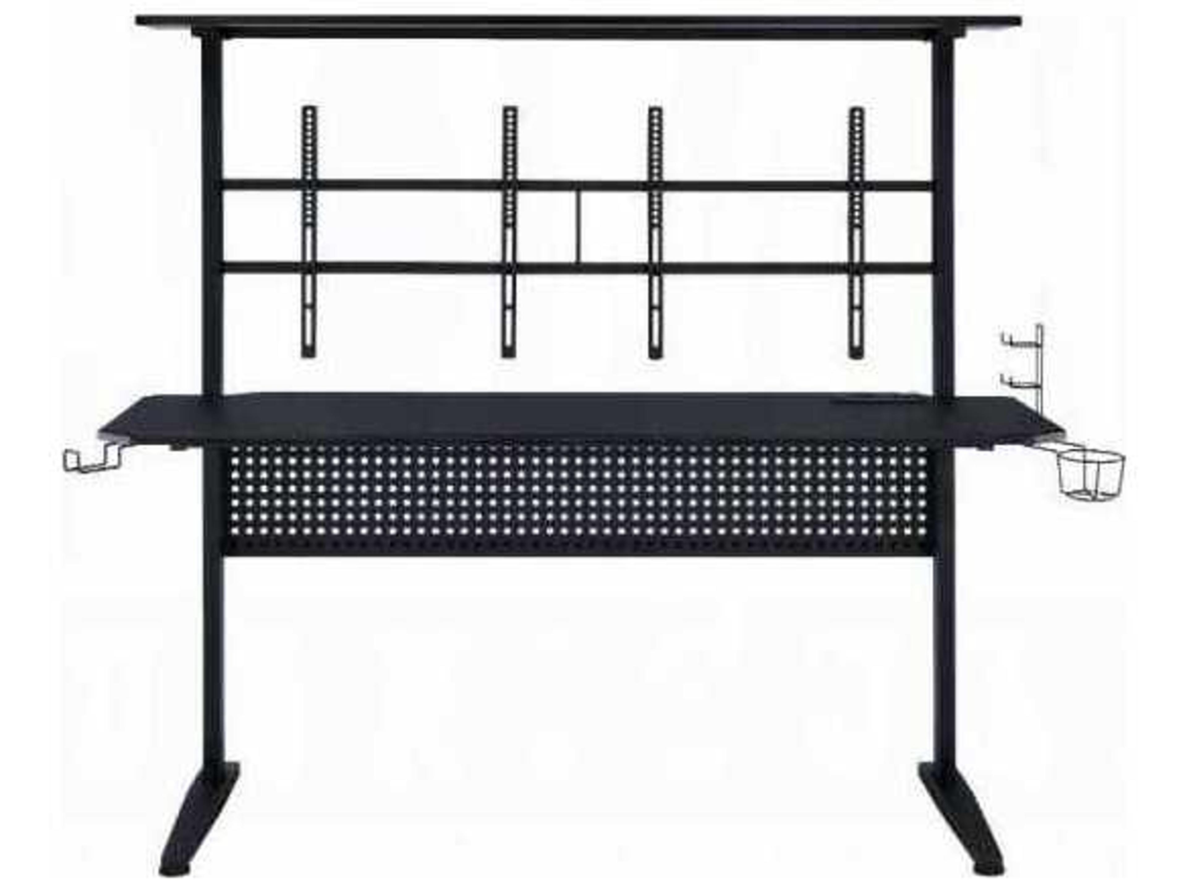 Acme Furniture Black Gaming Desk