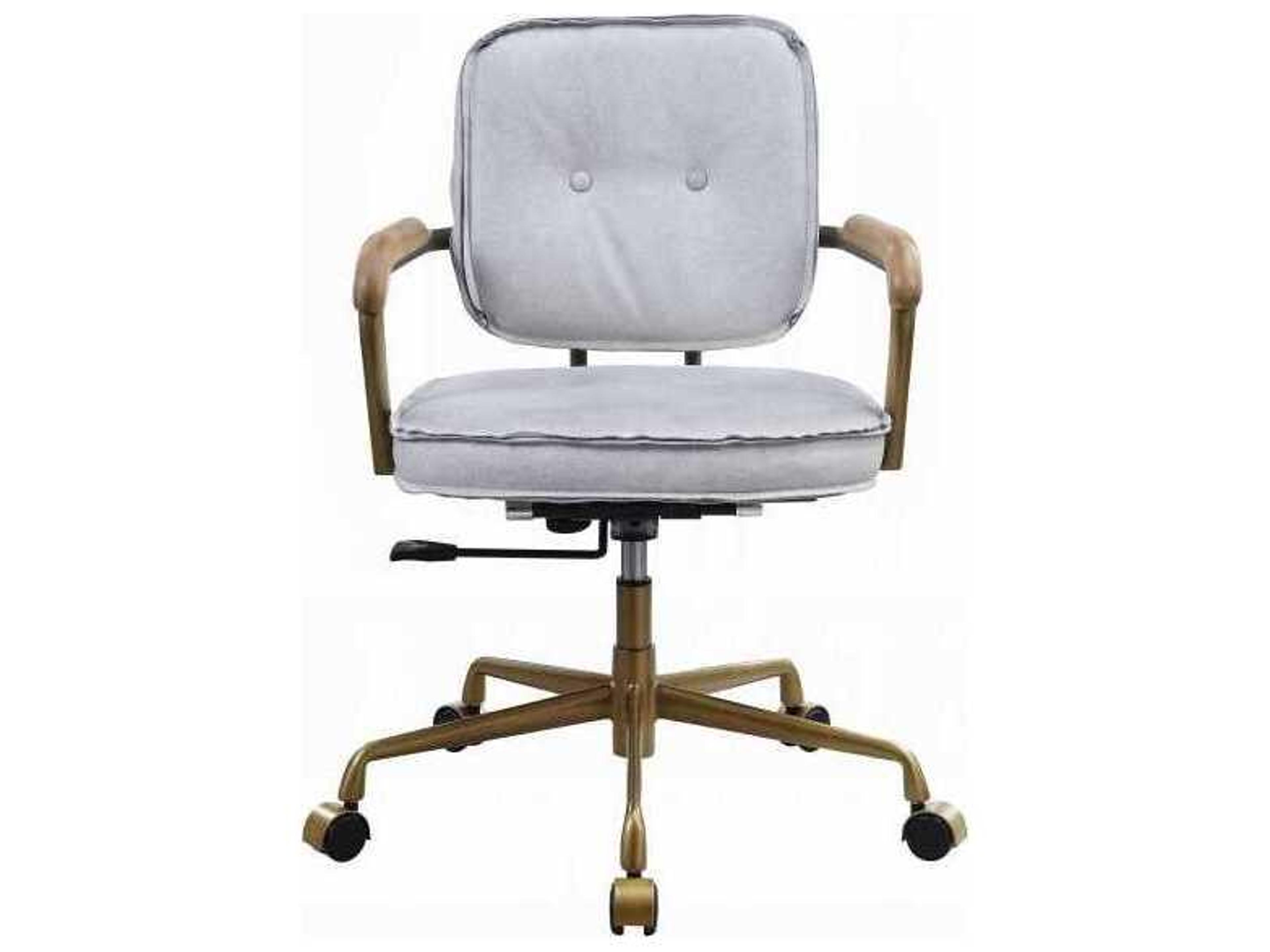 Siecross Leather Adjustable Swivel Computer Office Chair