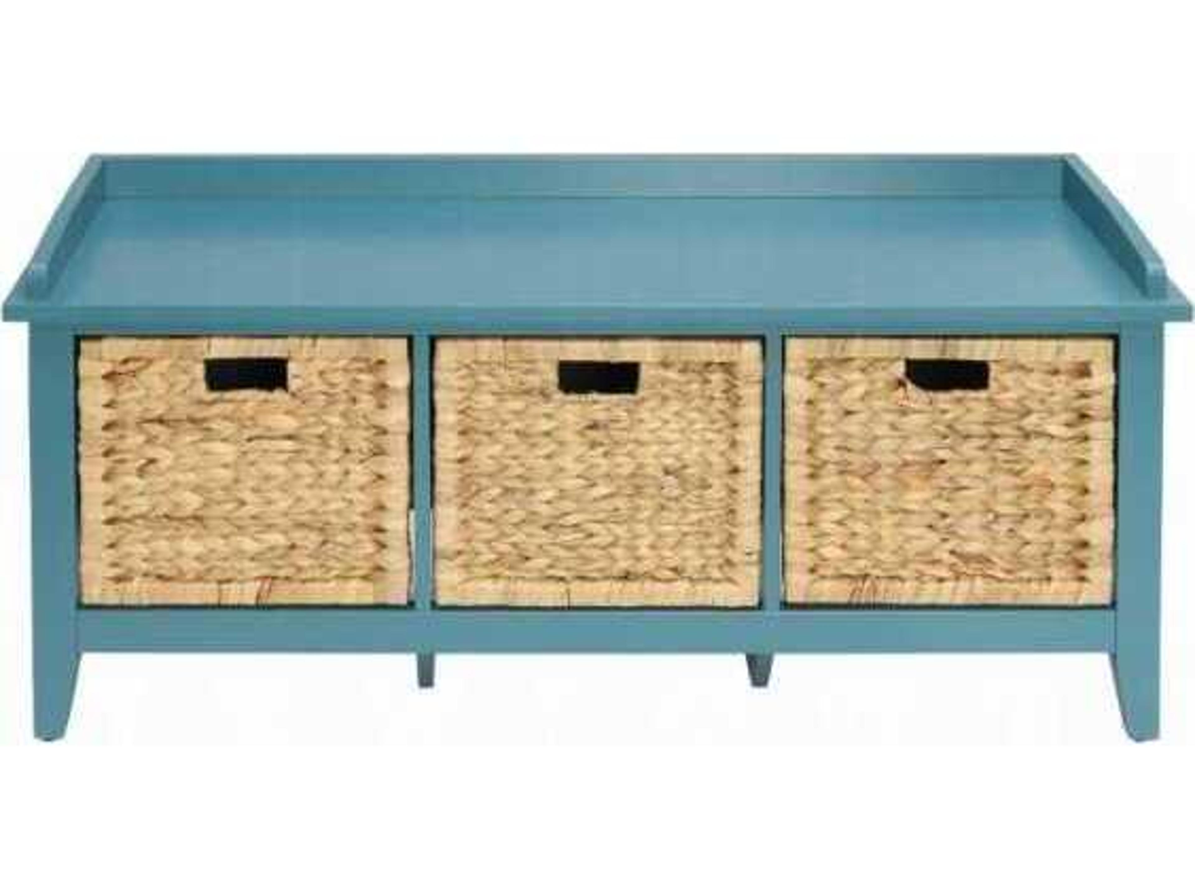Acme Furniture Flavius Teal Blue Accent Bench