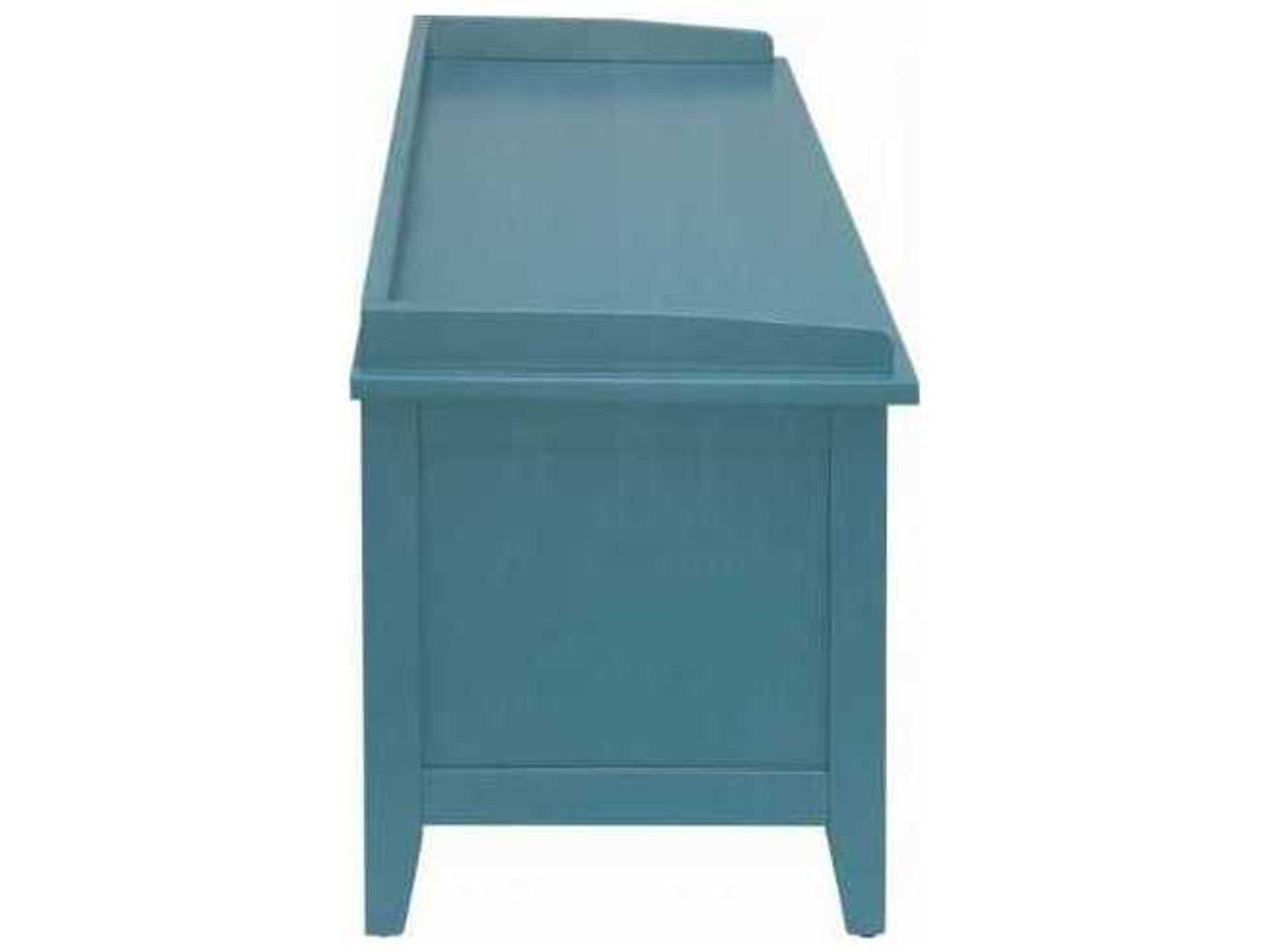 Acme Furniture Flavius Teal Blue Accent Bench