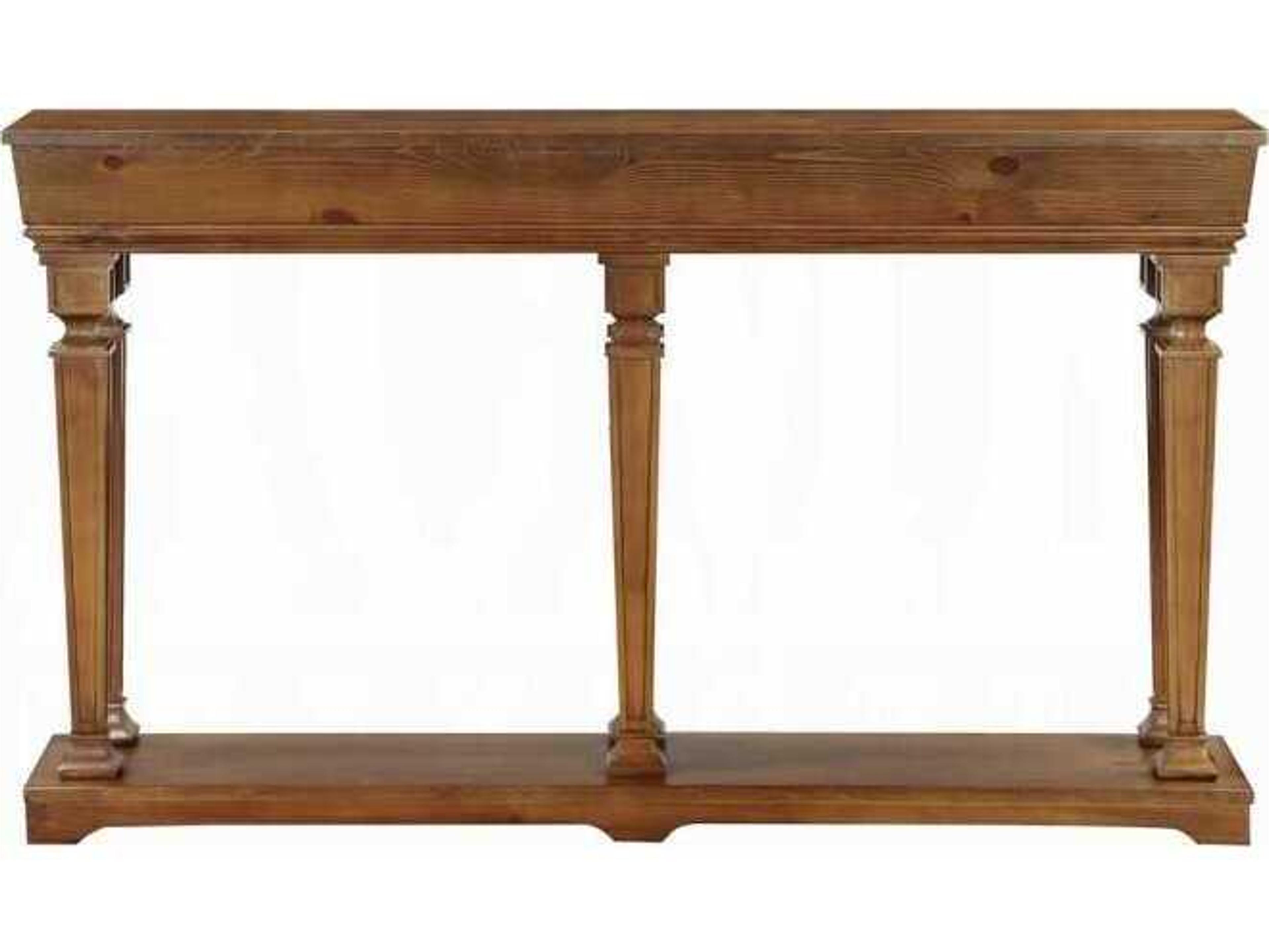Acme Furniture Garrison Rectangular Wood Oak Console Table