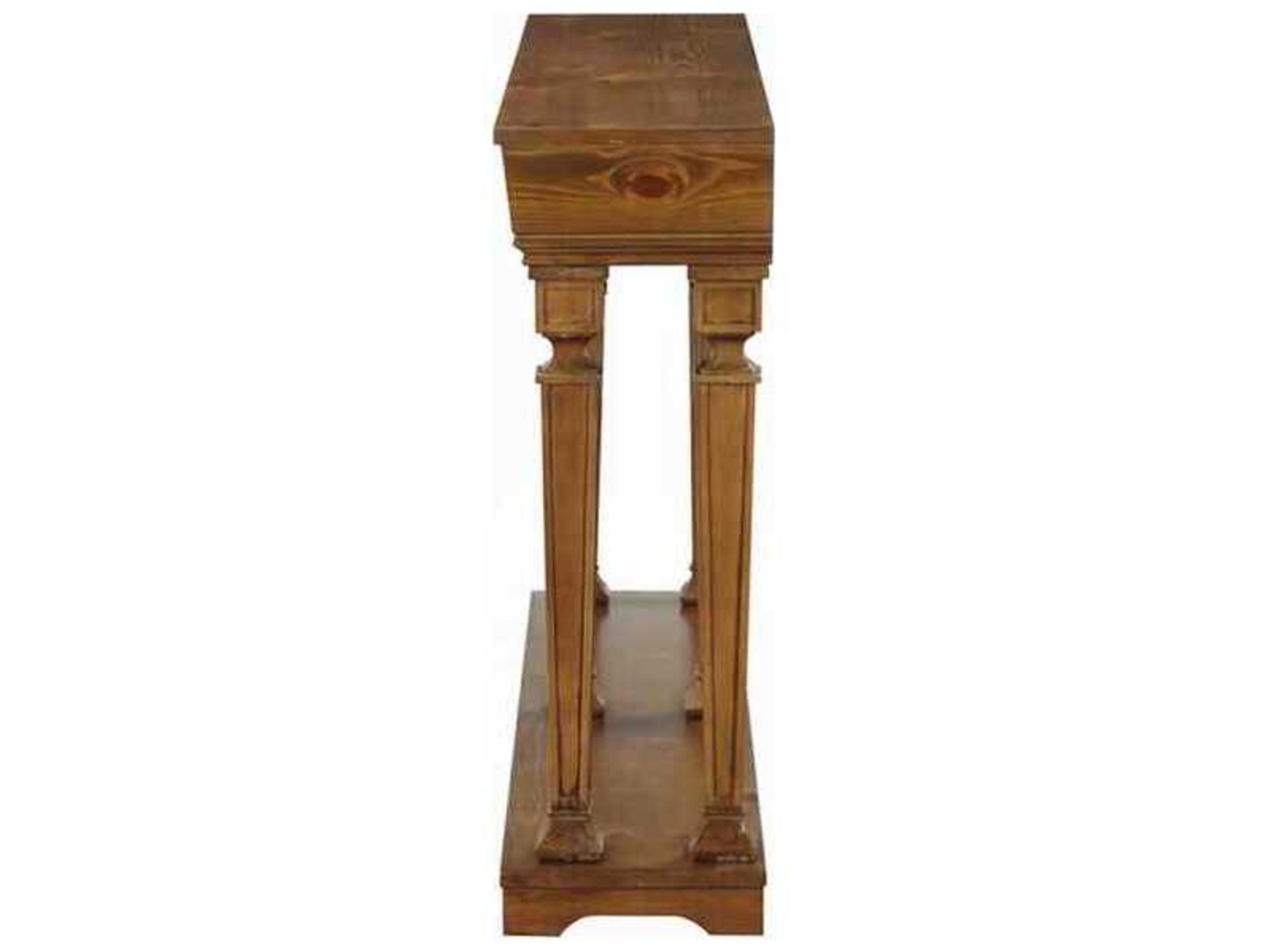 Acme Furniture Garrison Rectangular Wood Oak Console Table