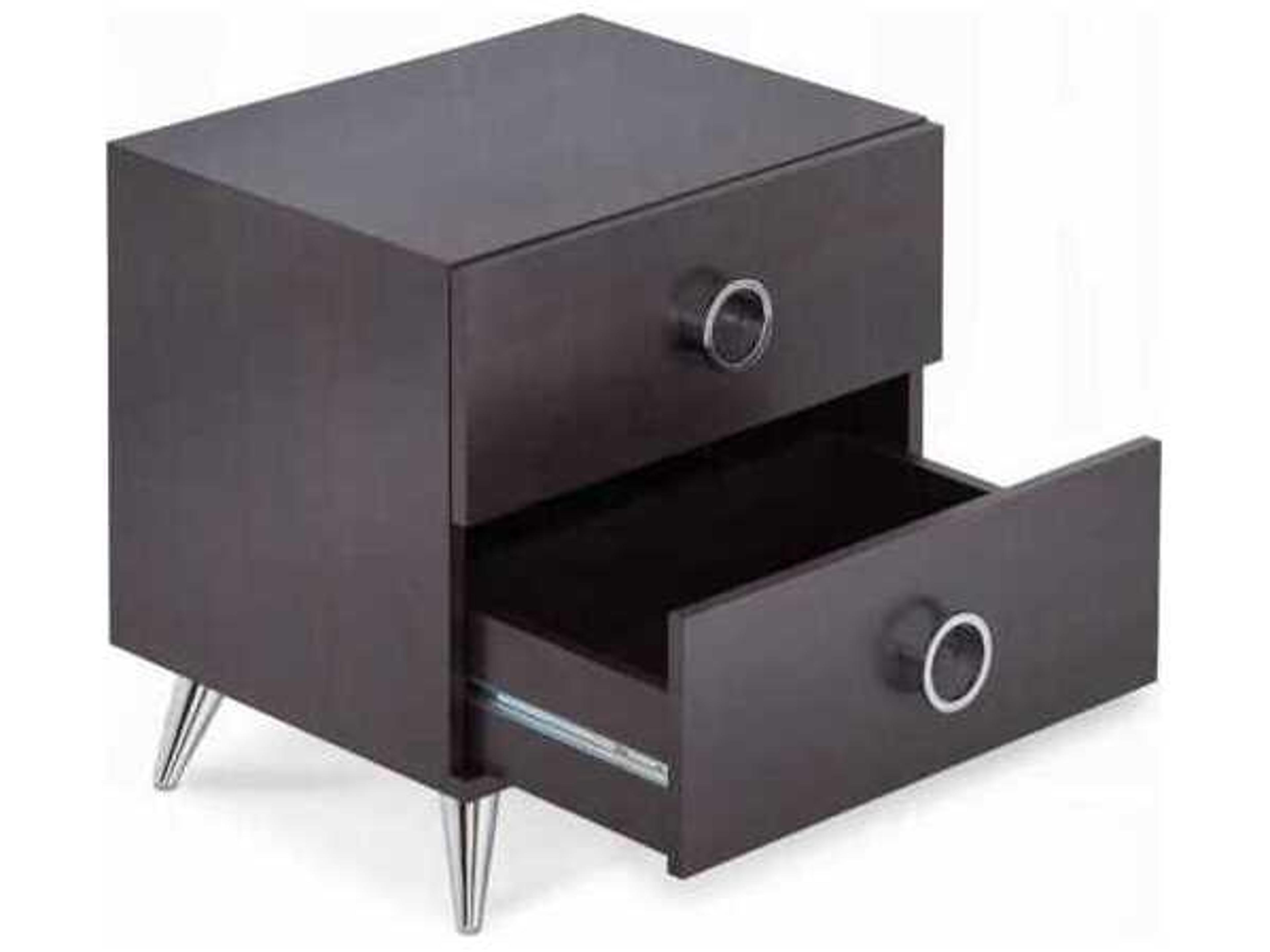Acme Furniture 2-Drawers Brown Nightstand