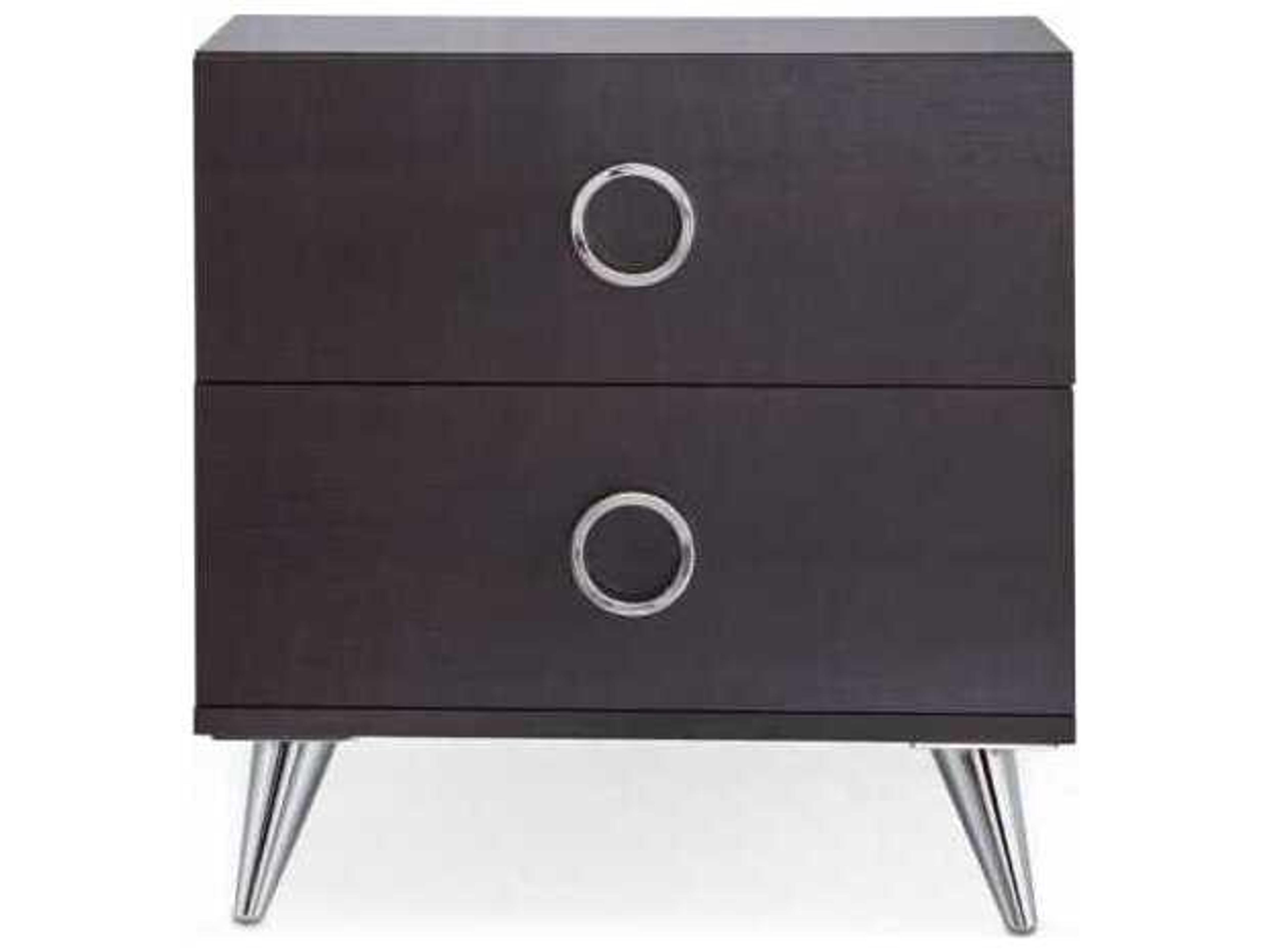 Acme Furniture 2-Drawers Brown Nightstand