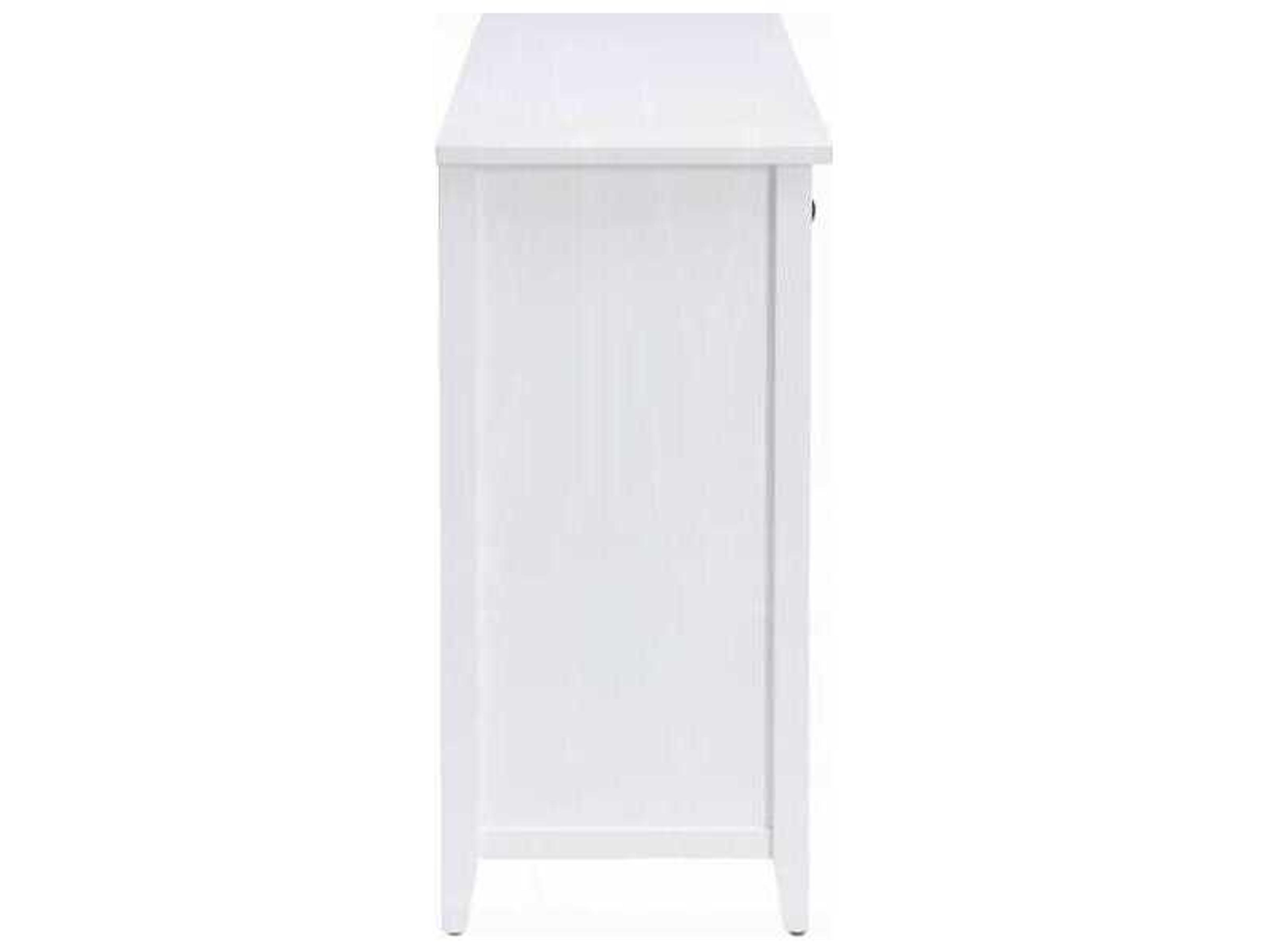 Acme Furniture Flavius Rectangular Wood White Console Table