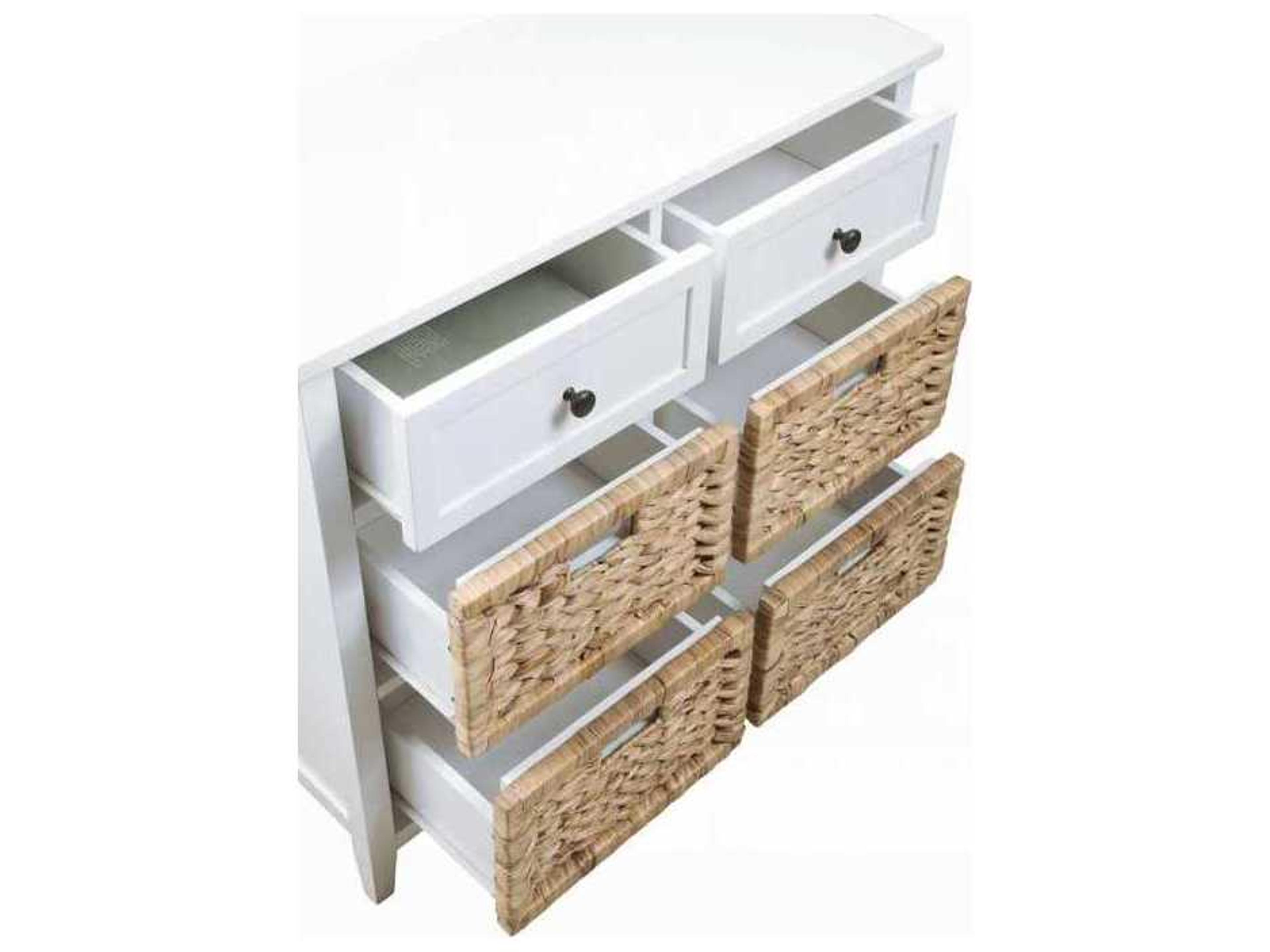 Acme Furniture Flavius Rectangular Wood White Console Table