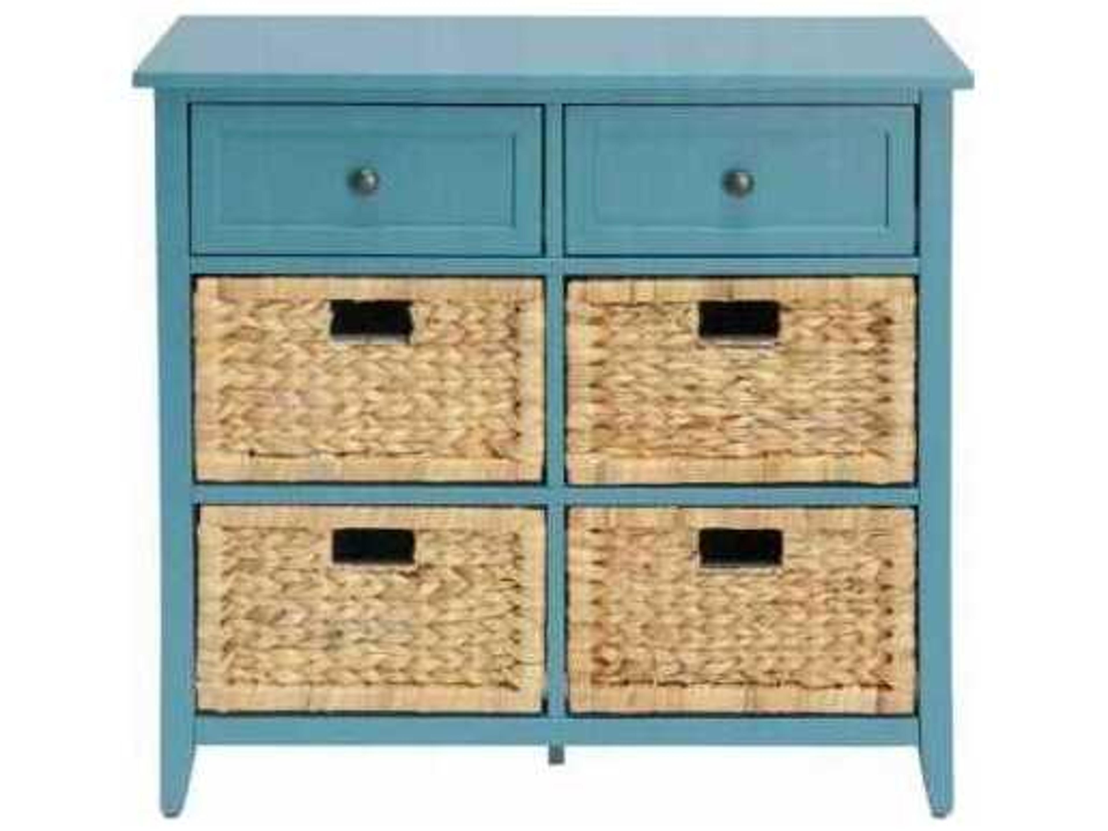 Acme Furniture Flavius Rectangular Wood Teal Console Table