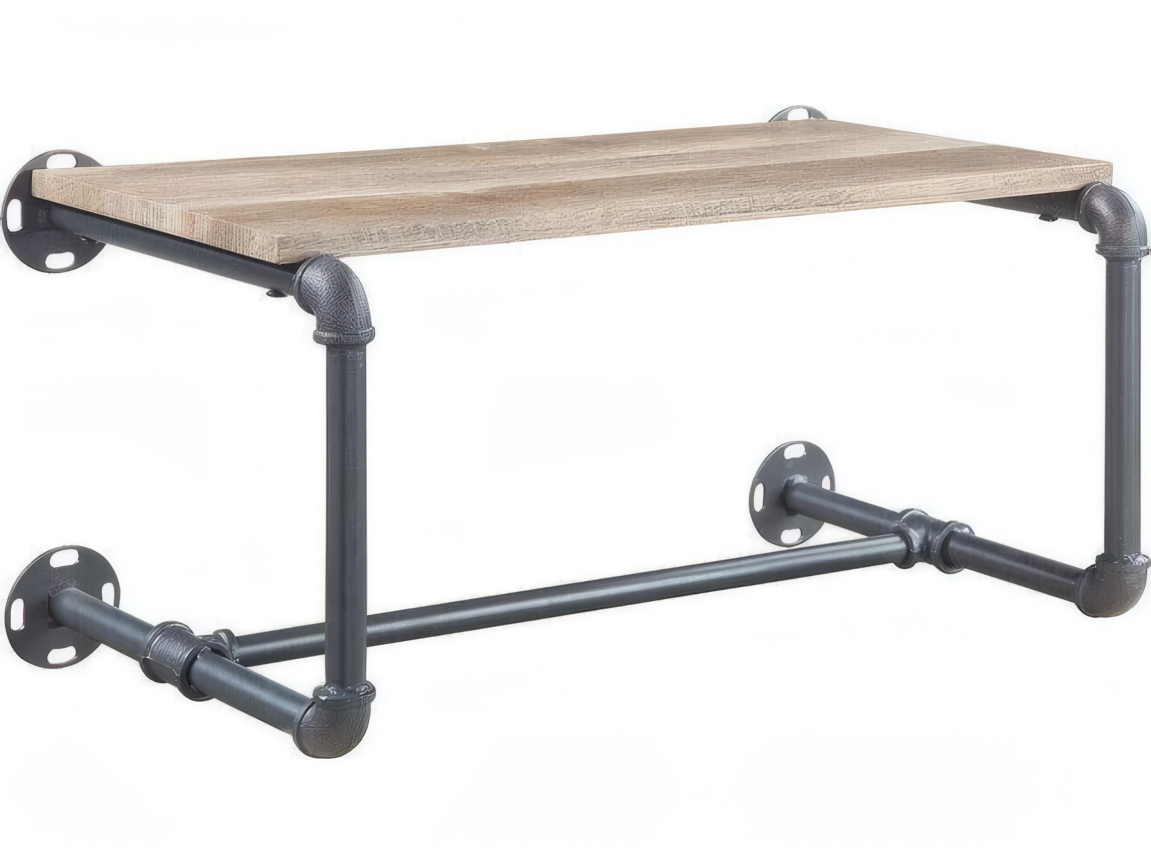 Brantley Oak Sandy Gray Towel Rack